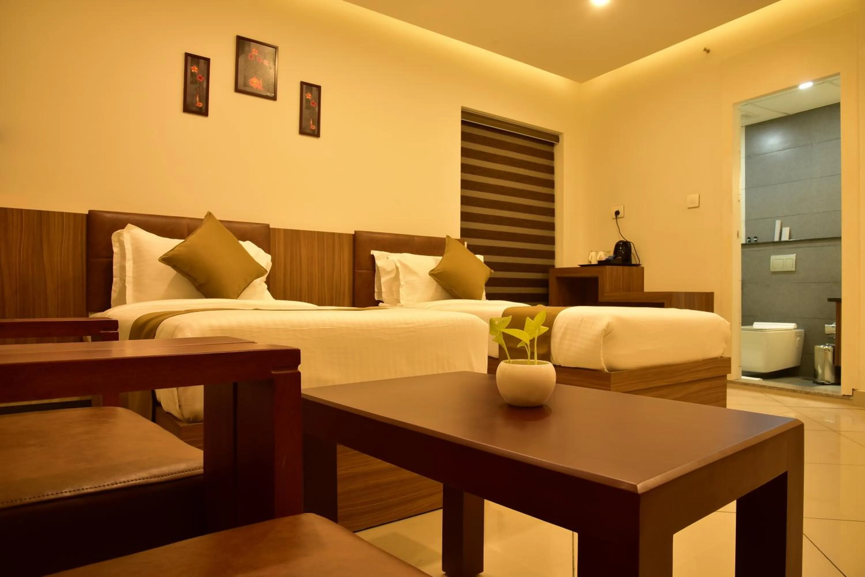 Bed in WHITE SUITE HOTEL