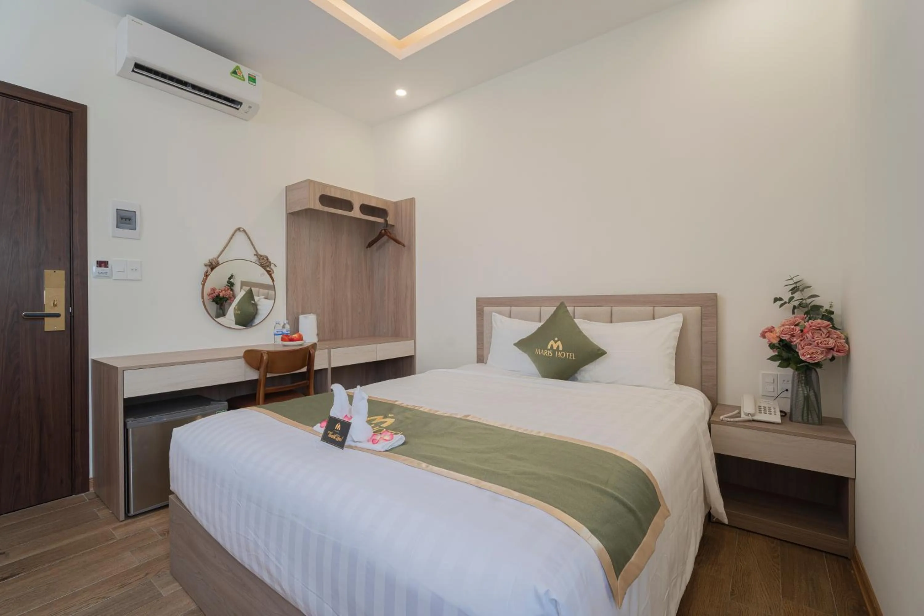 Bed in Maris Da Nang Hotel & Apartment