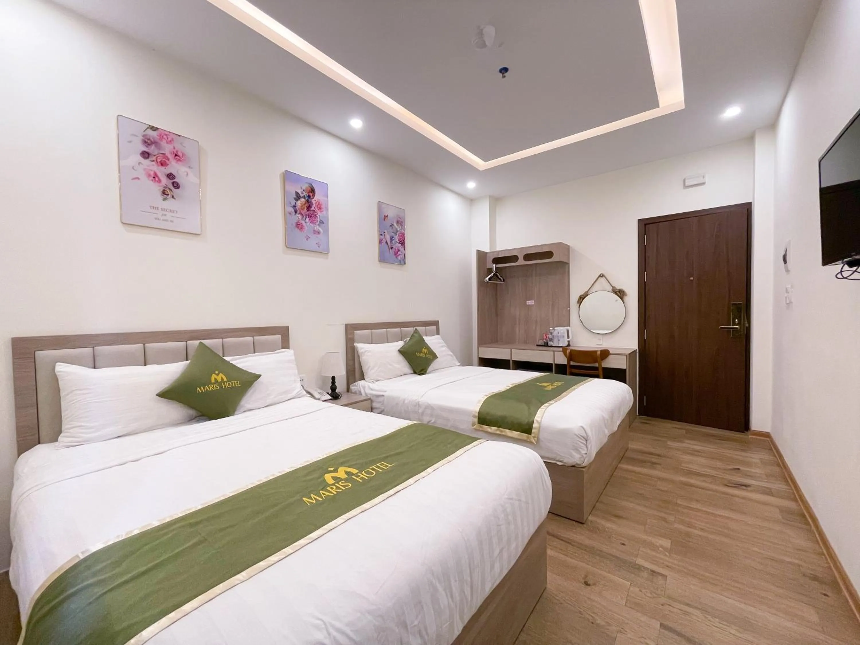 Bed in Maris Da Nang Hotel & Apartment