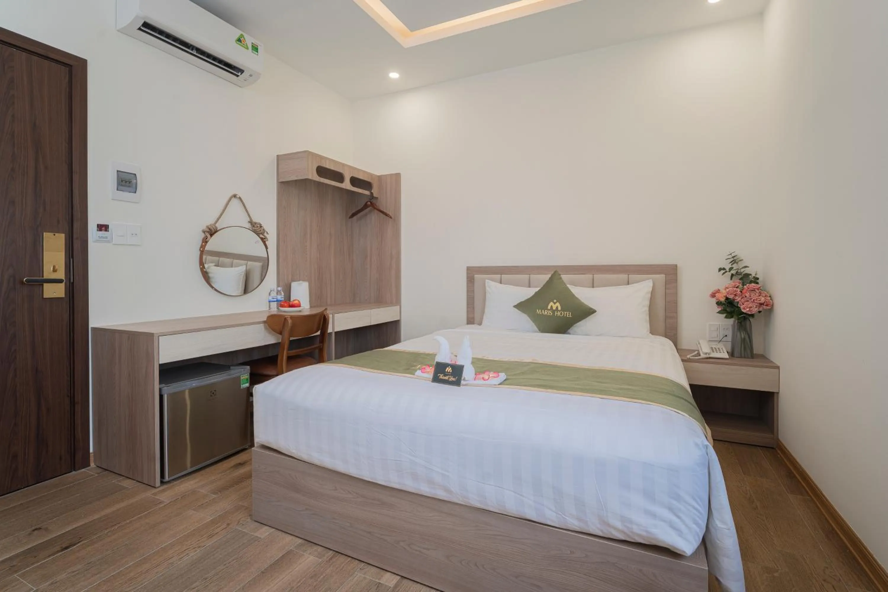 Bed in Maris Da Nang Hotel & Apartment