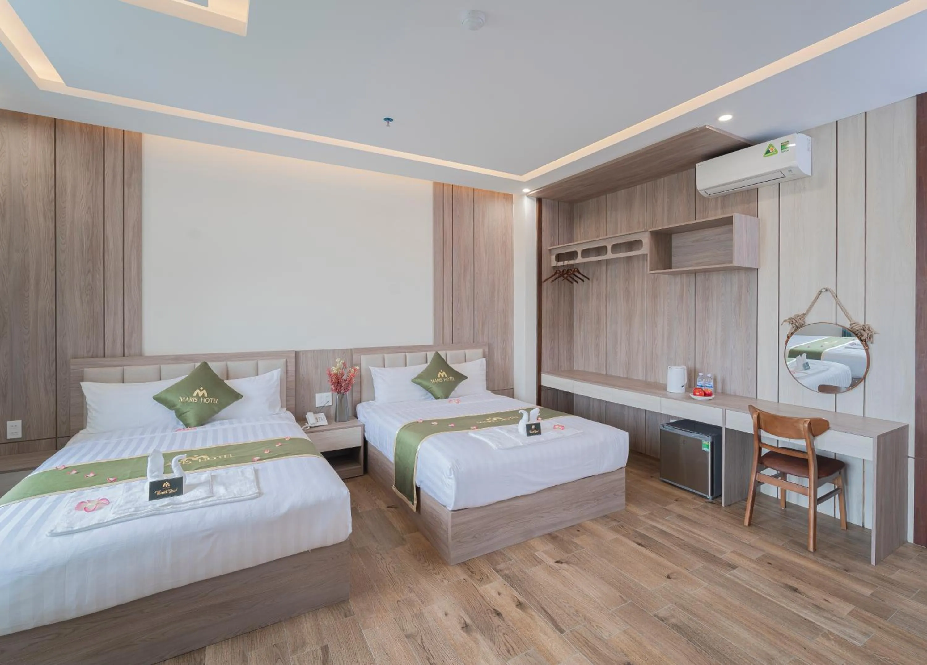 Bed in Maris Da Nang Hotel & Apartment