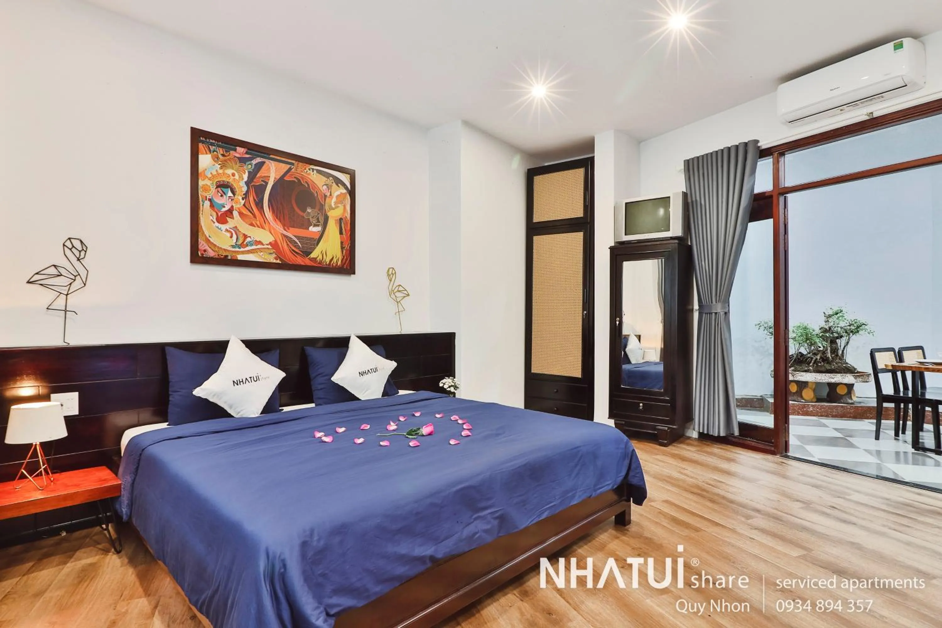 Photo of the whole room, Bed in NHATUIshare Quy Nhơn