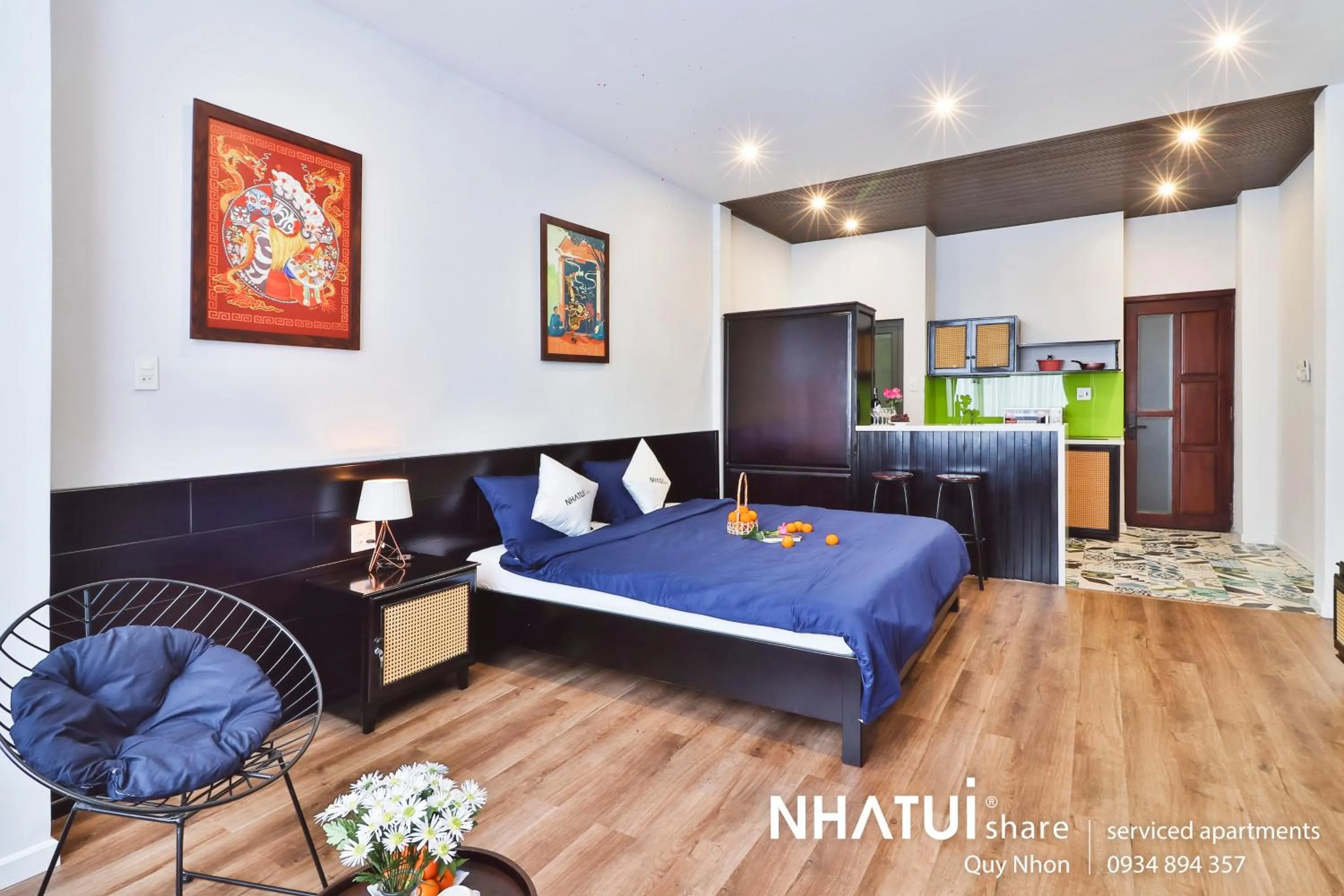 Bed in NHATUIshare Quy Nhơn