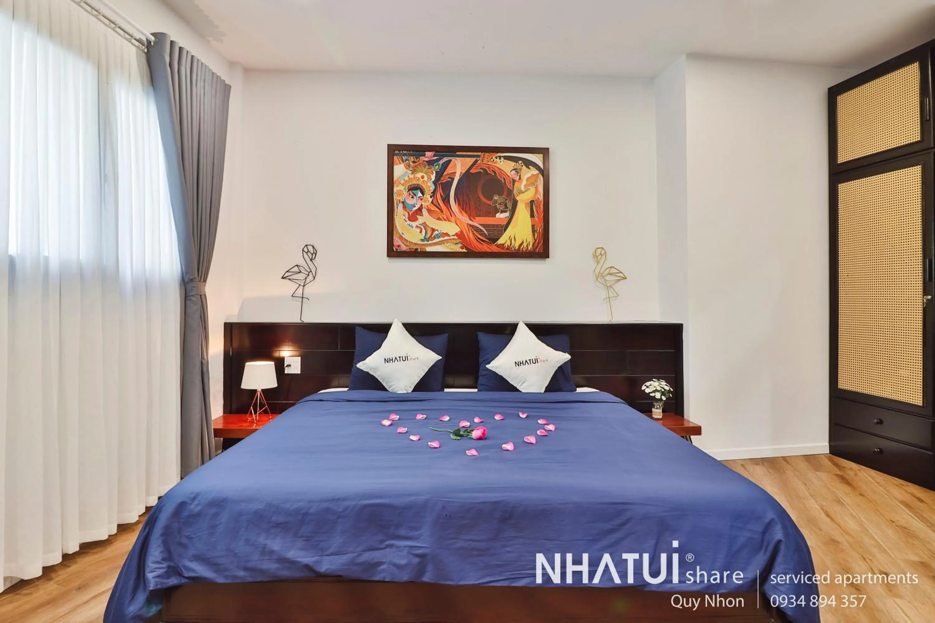 Photo of the whole room, Bed in NHATUIshare Quy Nhơn