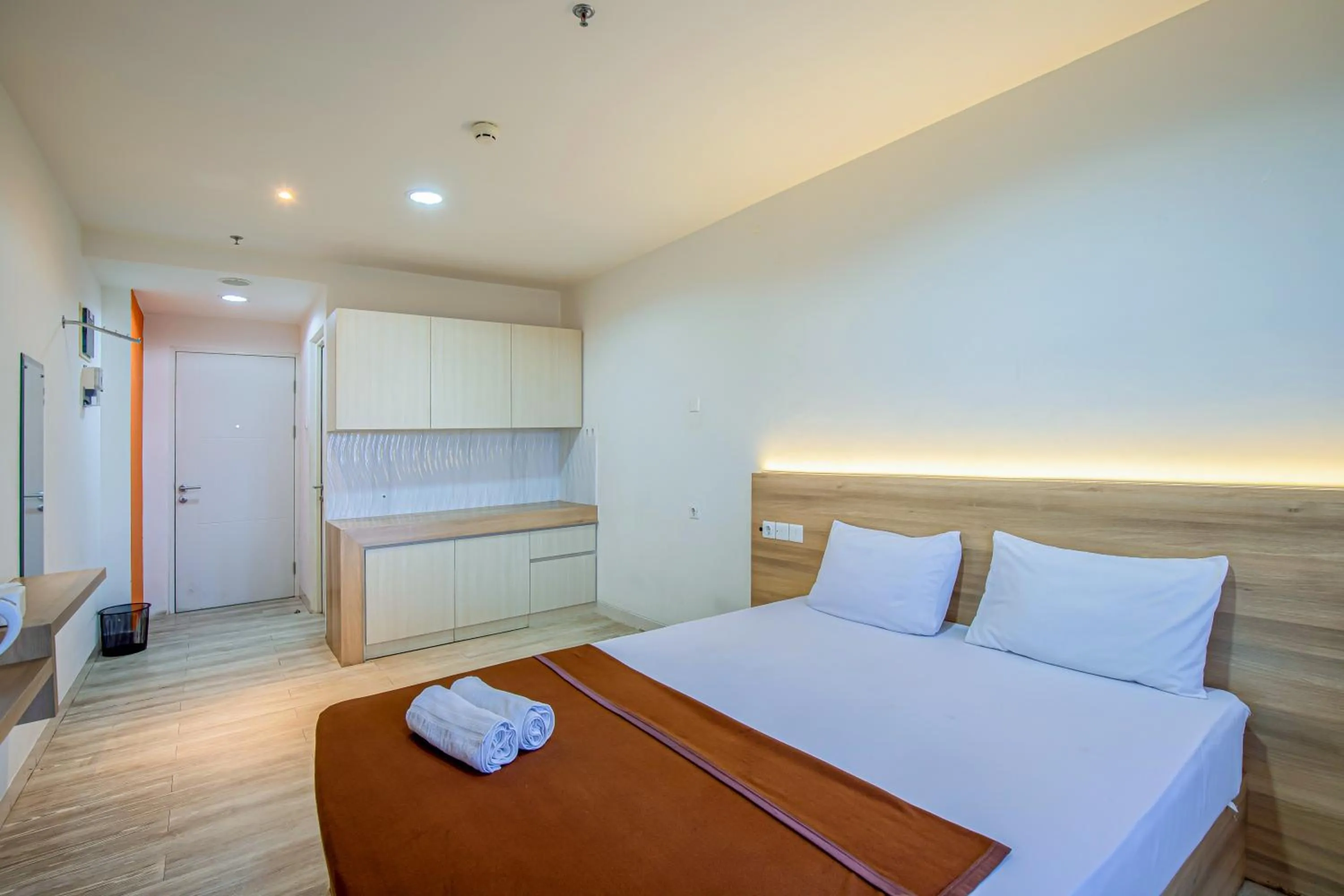 Bed in Skyview Sentul Tower Apartments