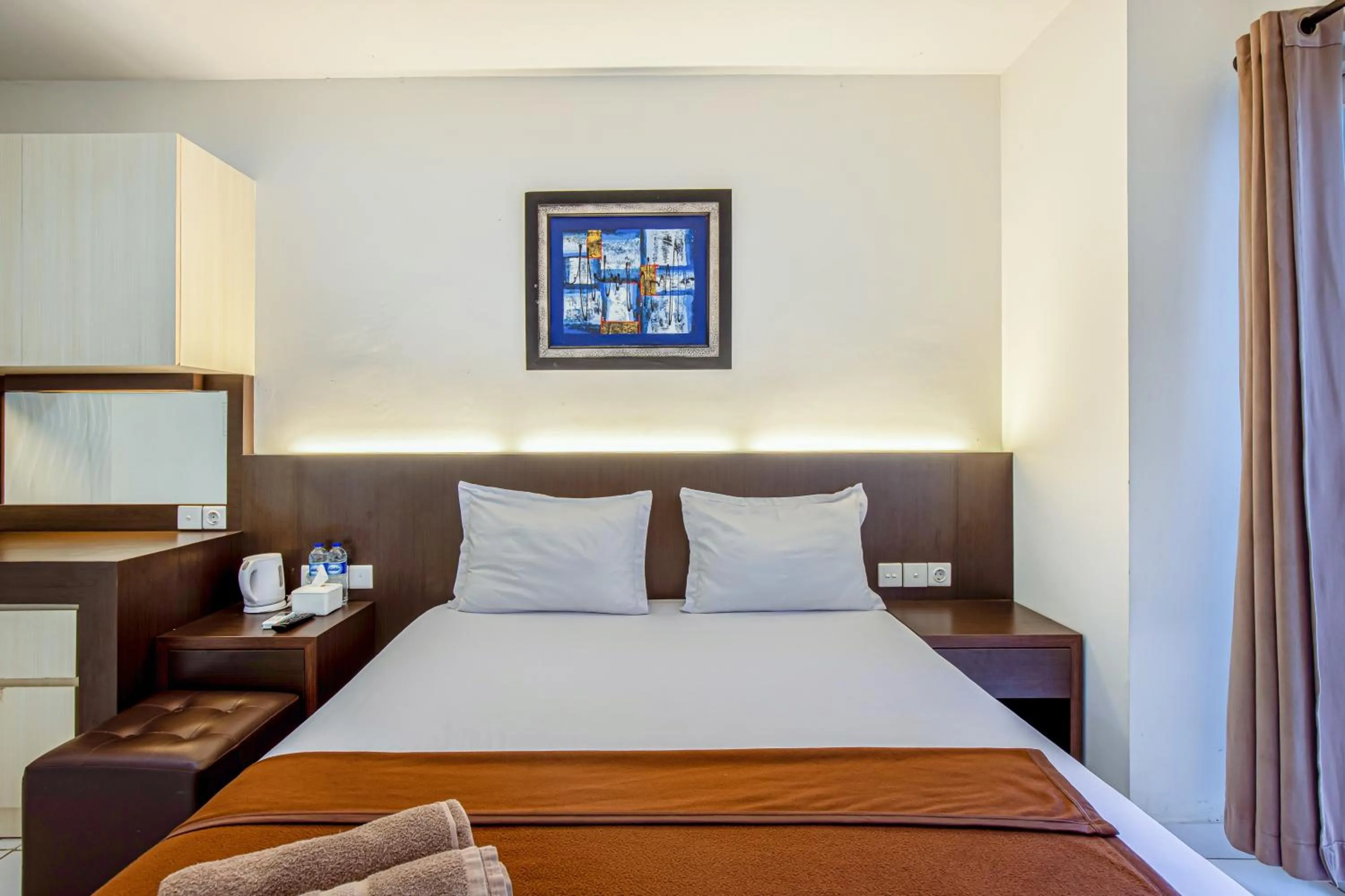 Bed in Skyview Sentul Tower Apartments