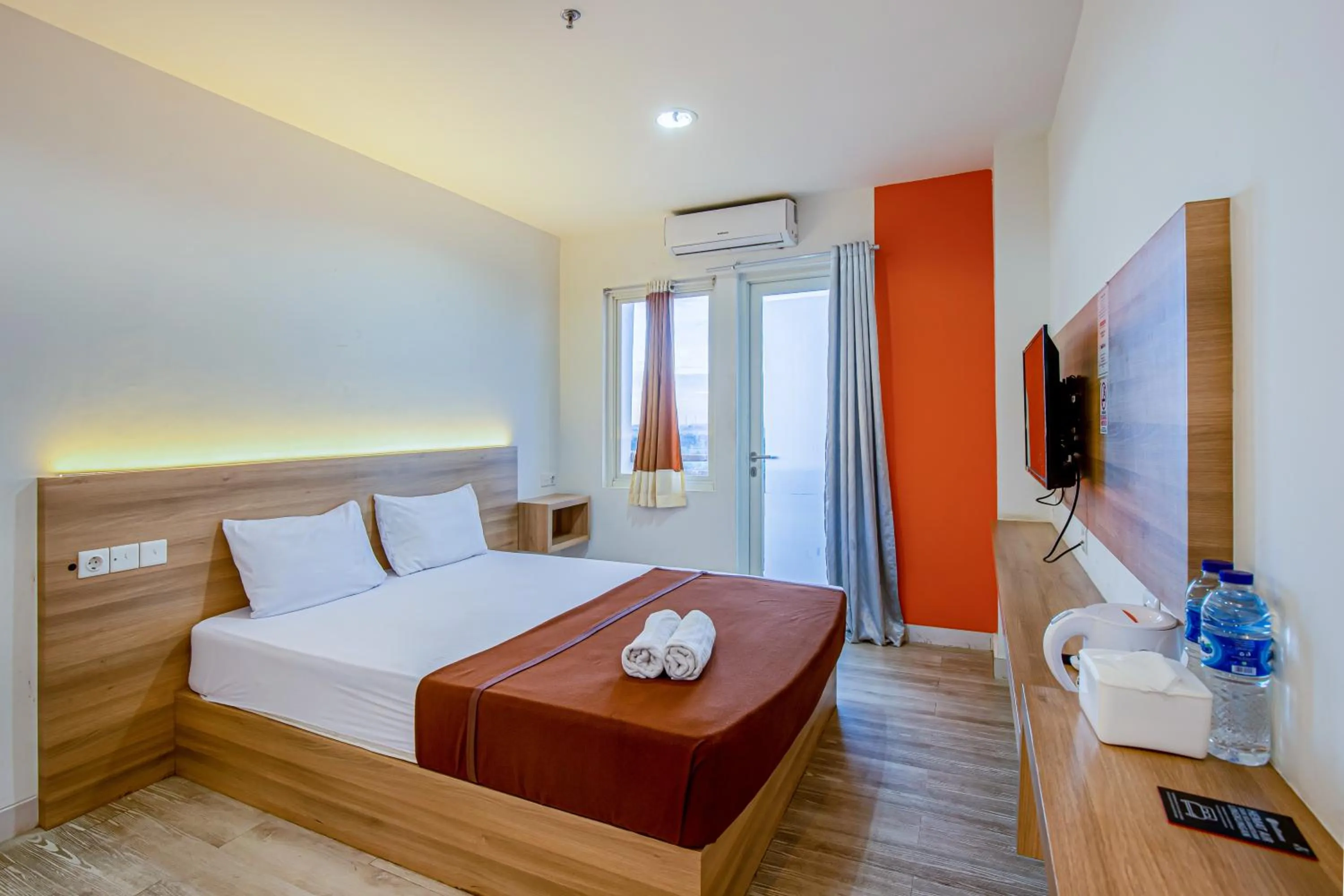 Bed in Skyview Sentul Tower Apartments