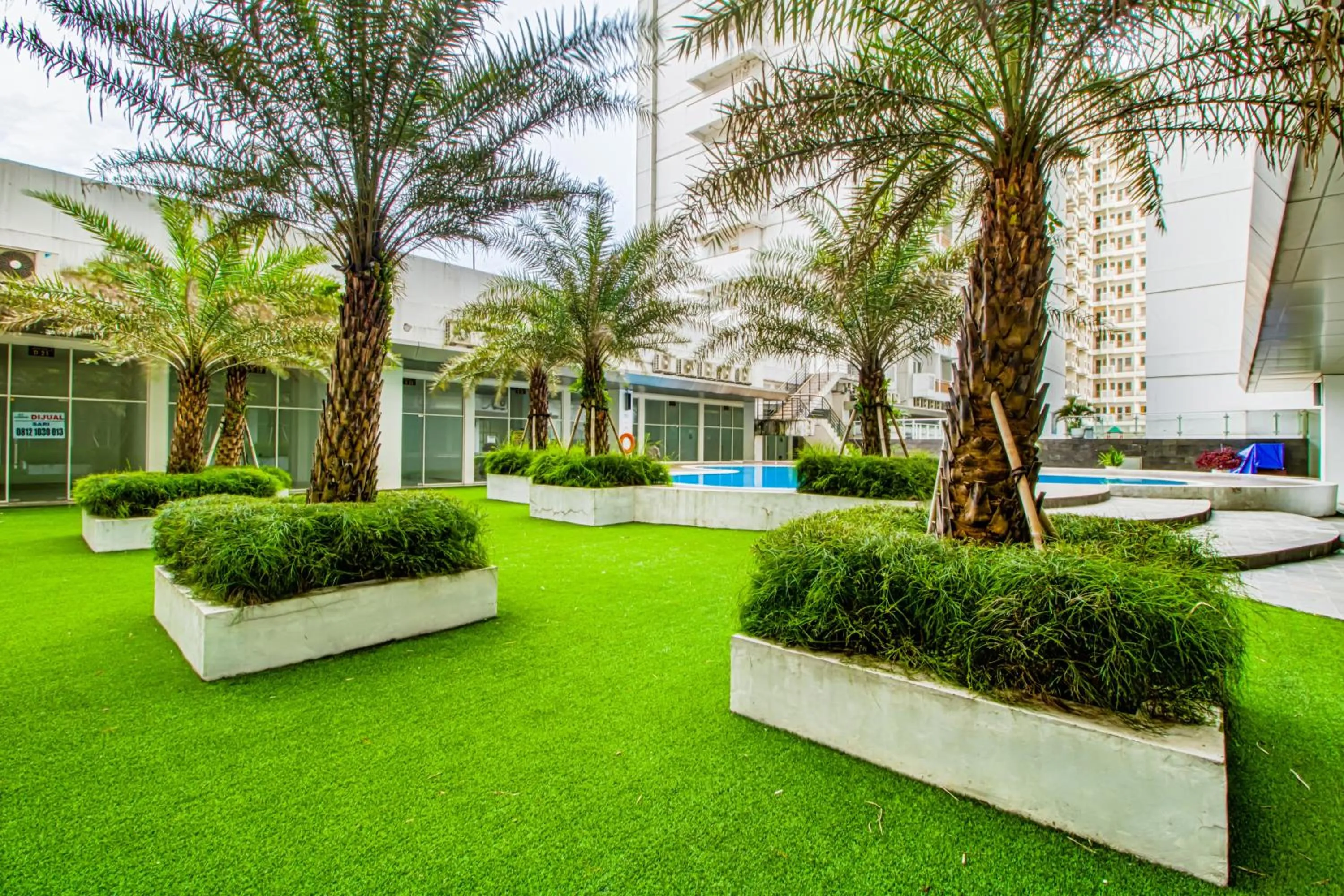 Garden in Skyview Sentul Tower Apartments