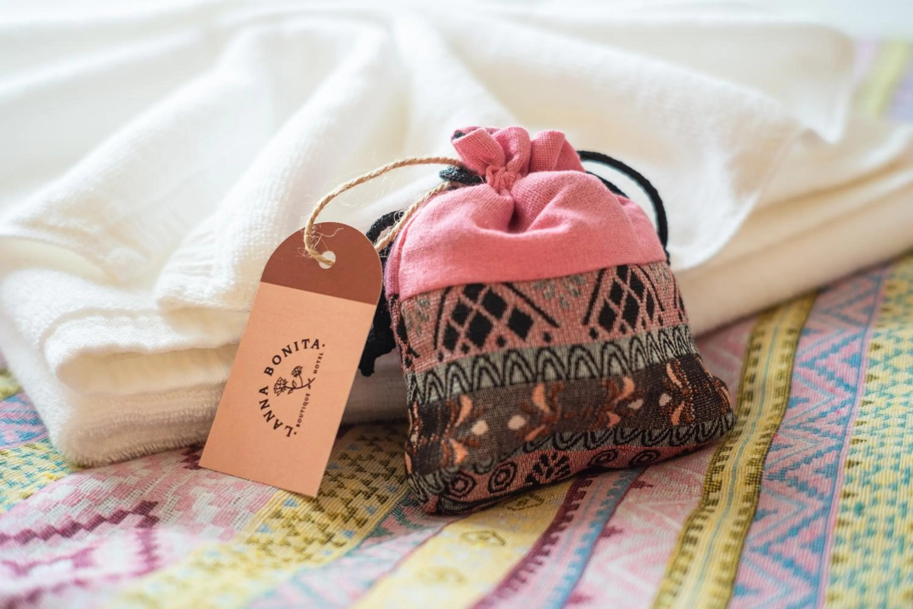 Property logo or sign, Bed in Lanna Bonita Boutique Hotel