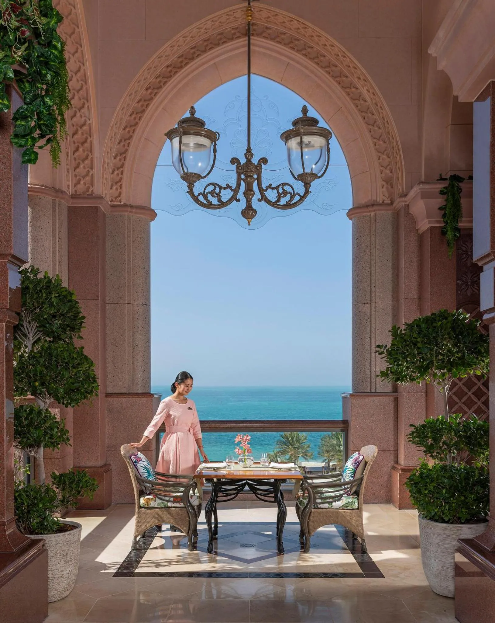 Breakfast in Emirates Palace Mandarin Oriental, Abu Dhabi