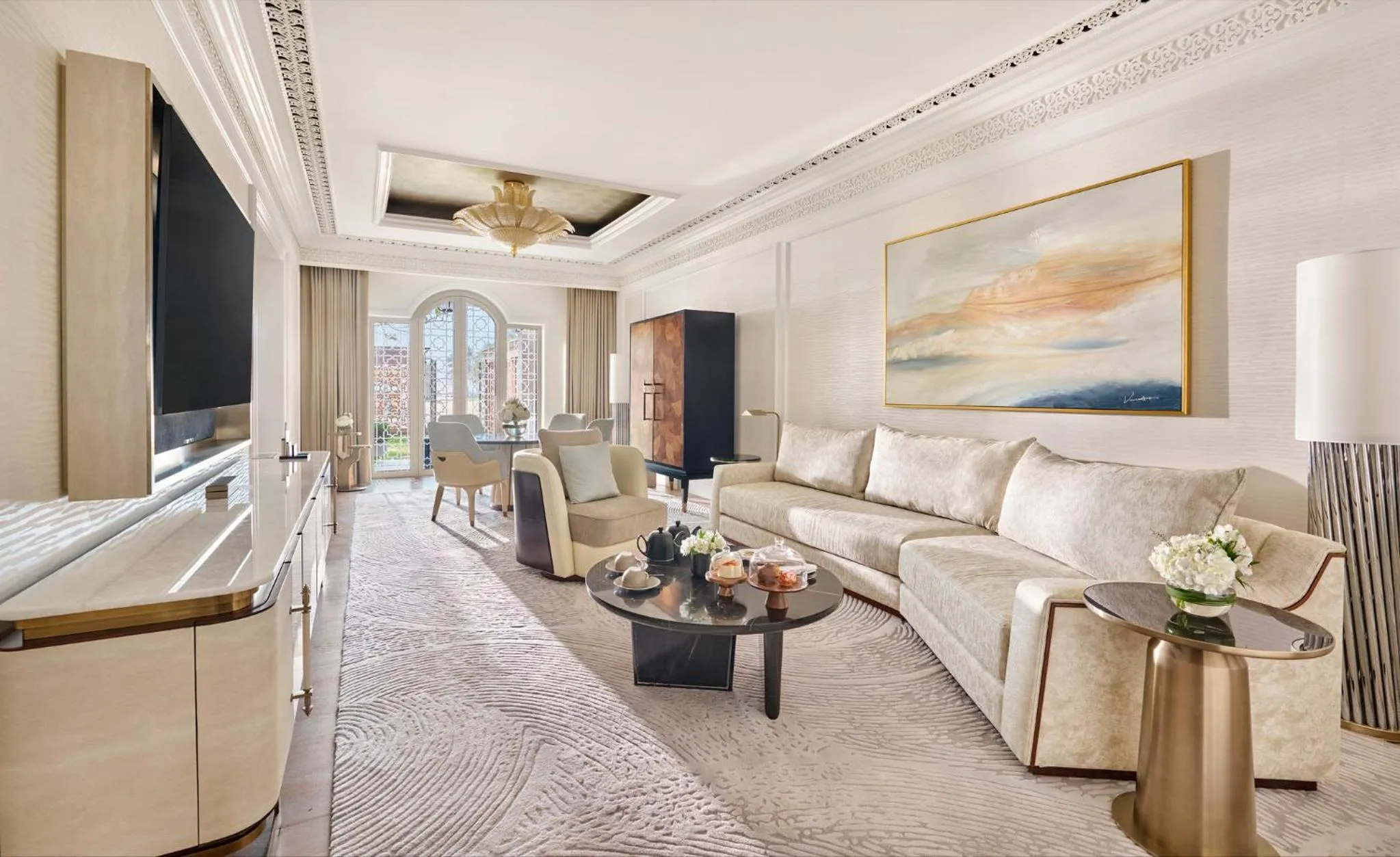 Decorative detail in Emirates Palace Mandarin Oriental, Abu Dhabi