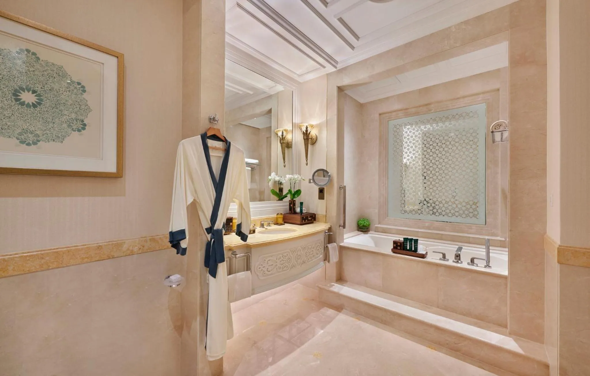 Bathroom in Emirates Palace Mandarin Oriental, Abu Dhabi