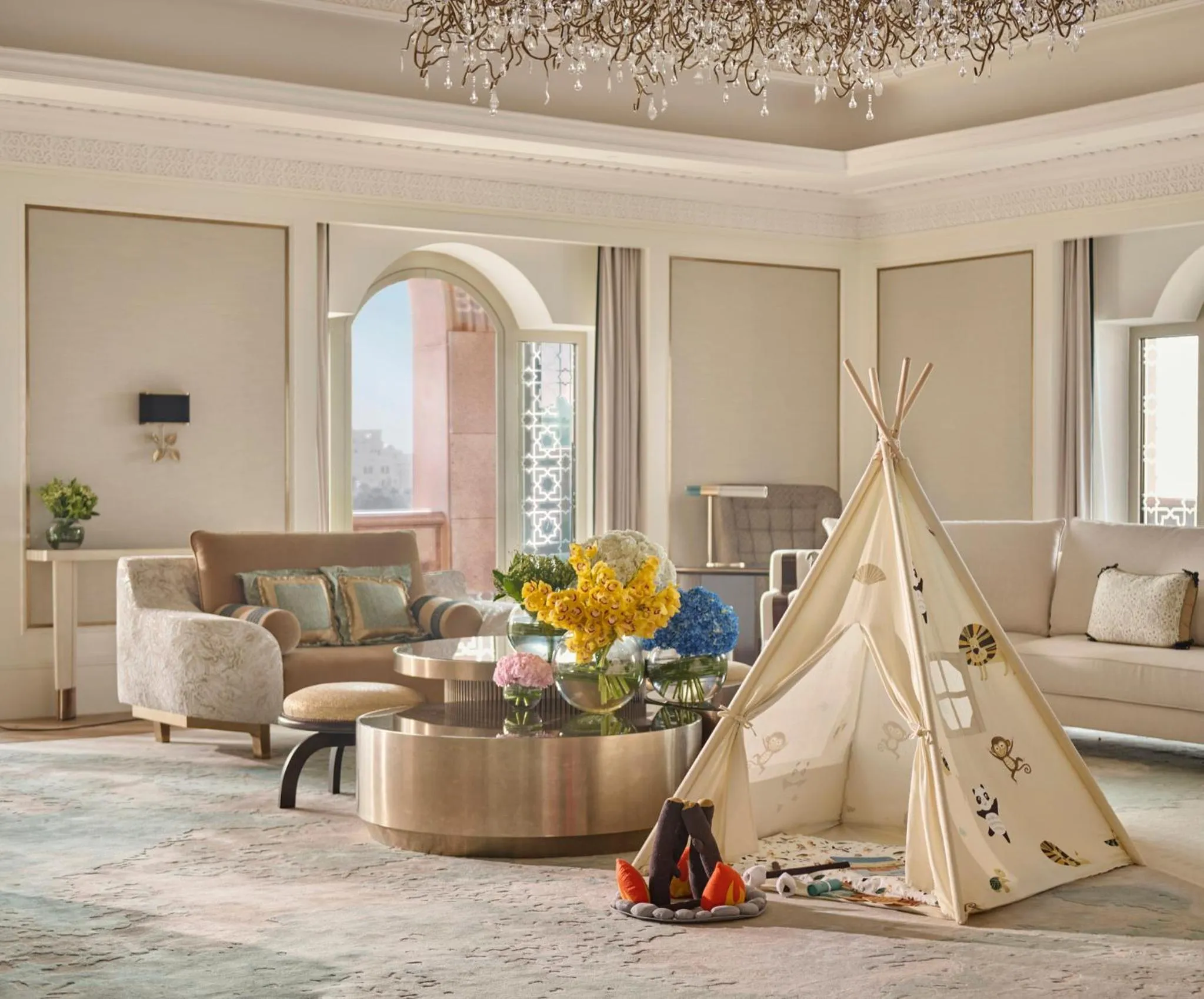 Decorative detail in Emirates Palace Mandarin Oriental, Abu Dhabi