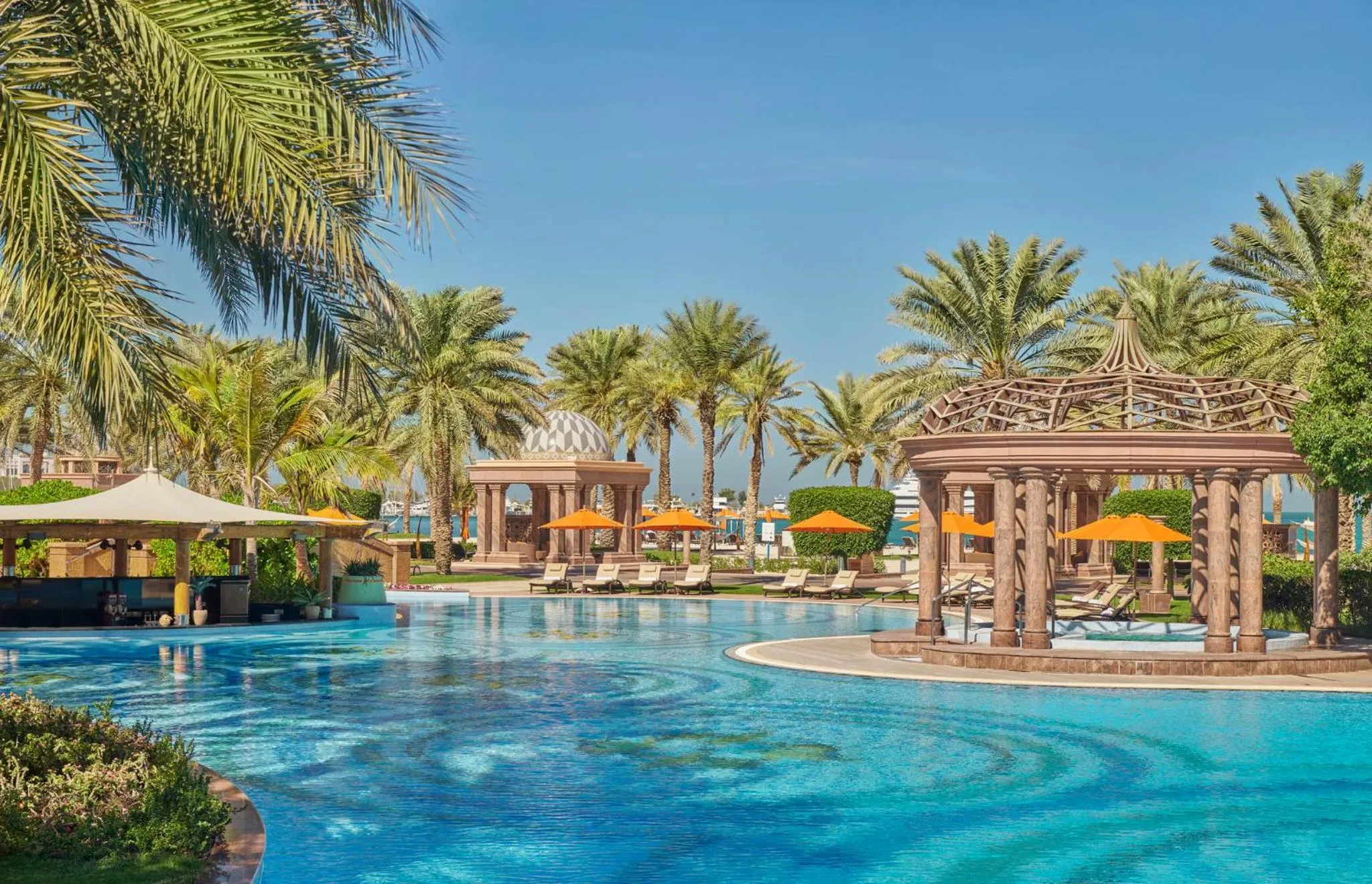 Swimming pool in Emirates Palace Mandarin Oriental, Abu Dhabi