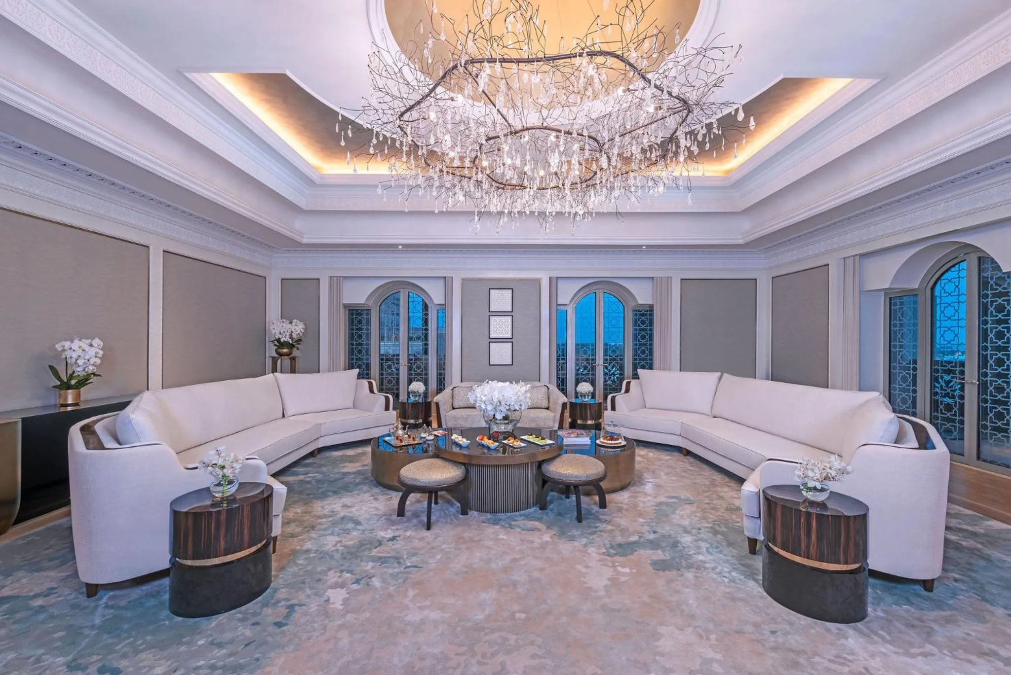 Living room in Emirates Palace Mandarin Oriental, Abu Dhabi