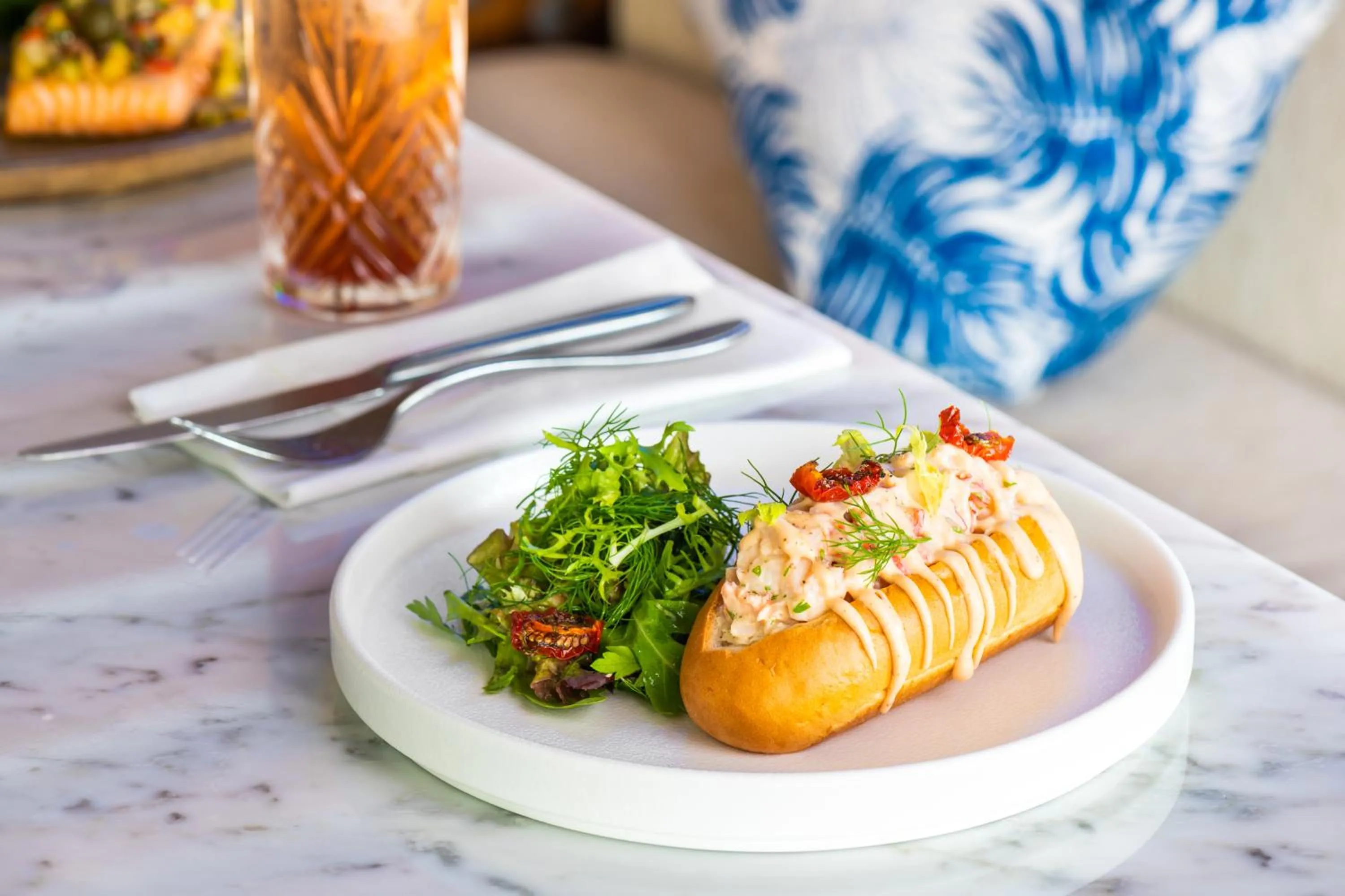 Food in JA Palm Tree Court, Dubai