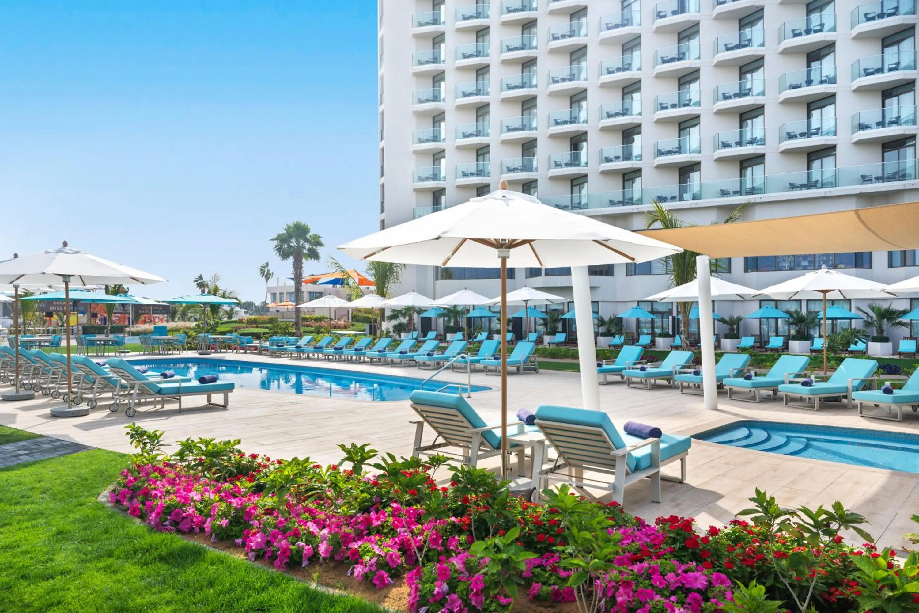 Swimming pool in JA Palm Tree Court, Dubai