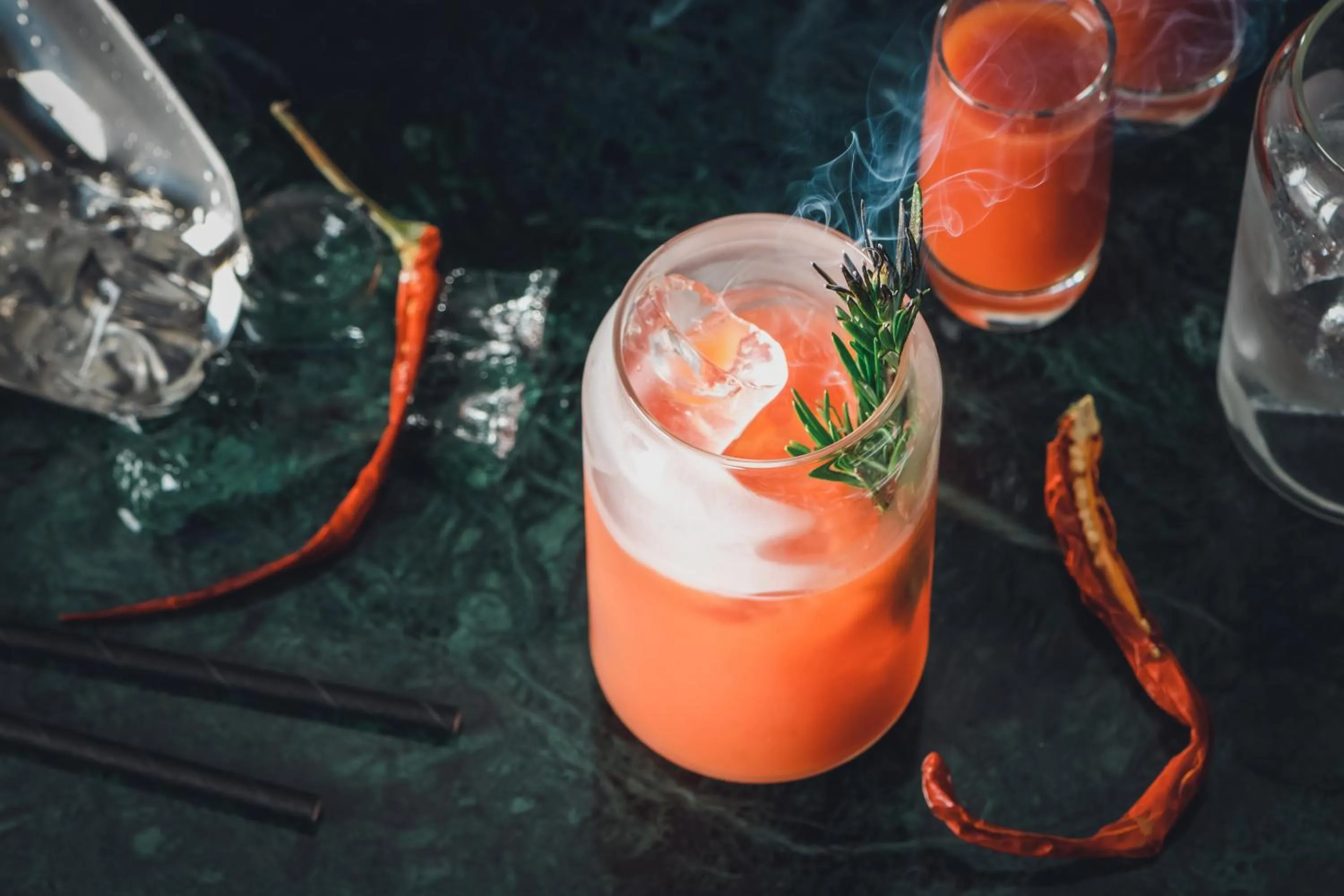 Drinks in JA Palm Tree Court, Dubai