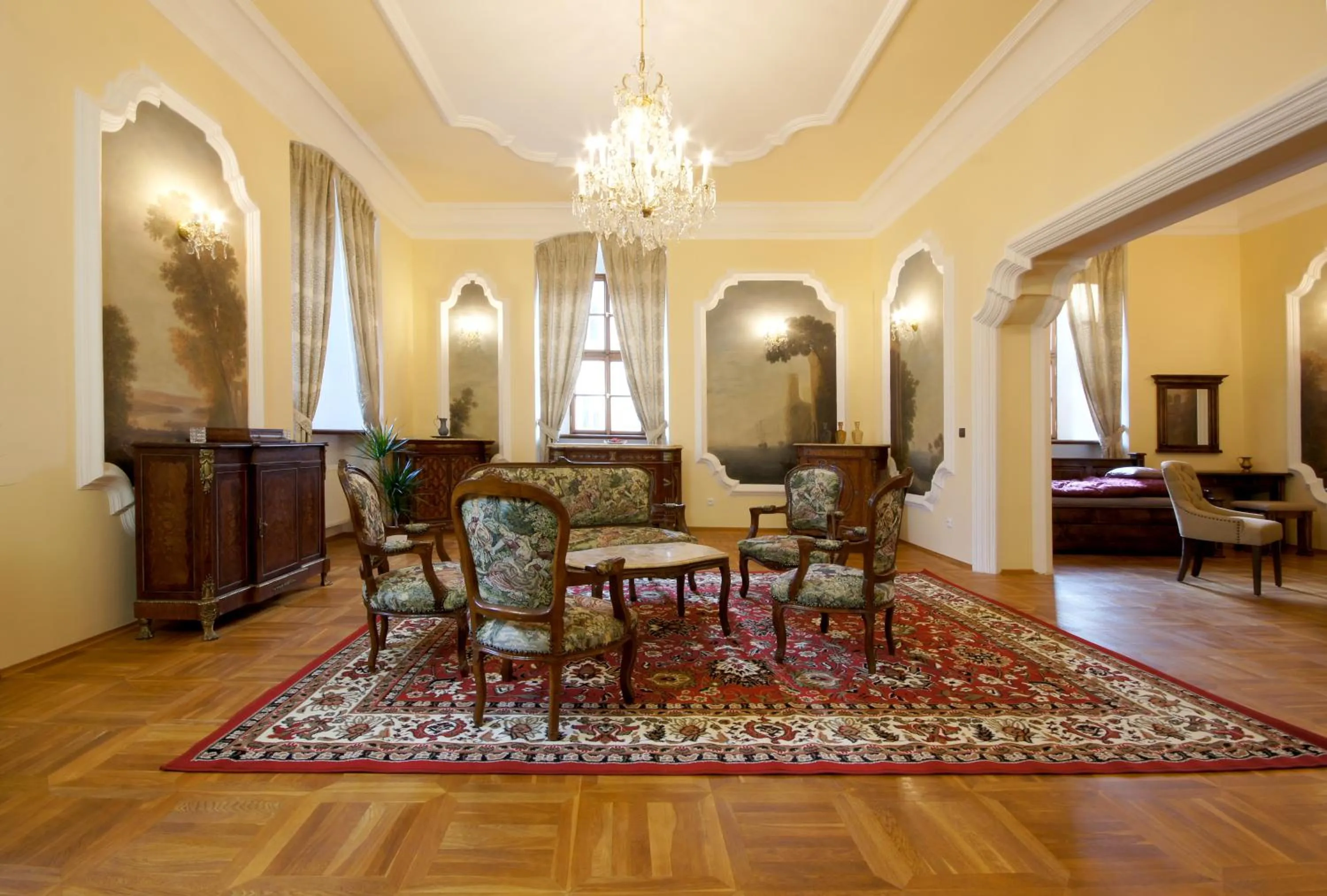 Seating area in Palace Kutná Hora