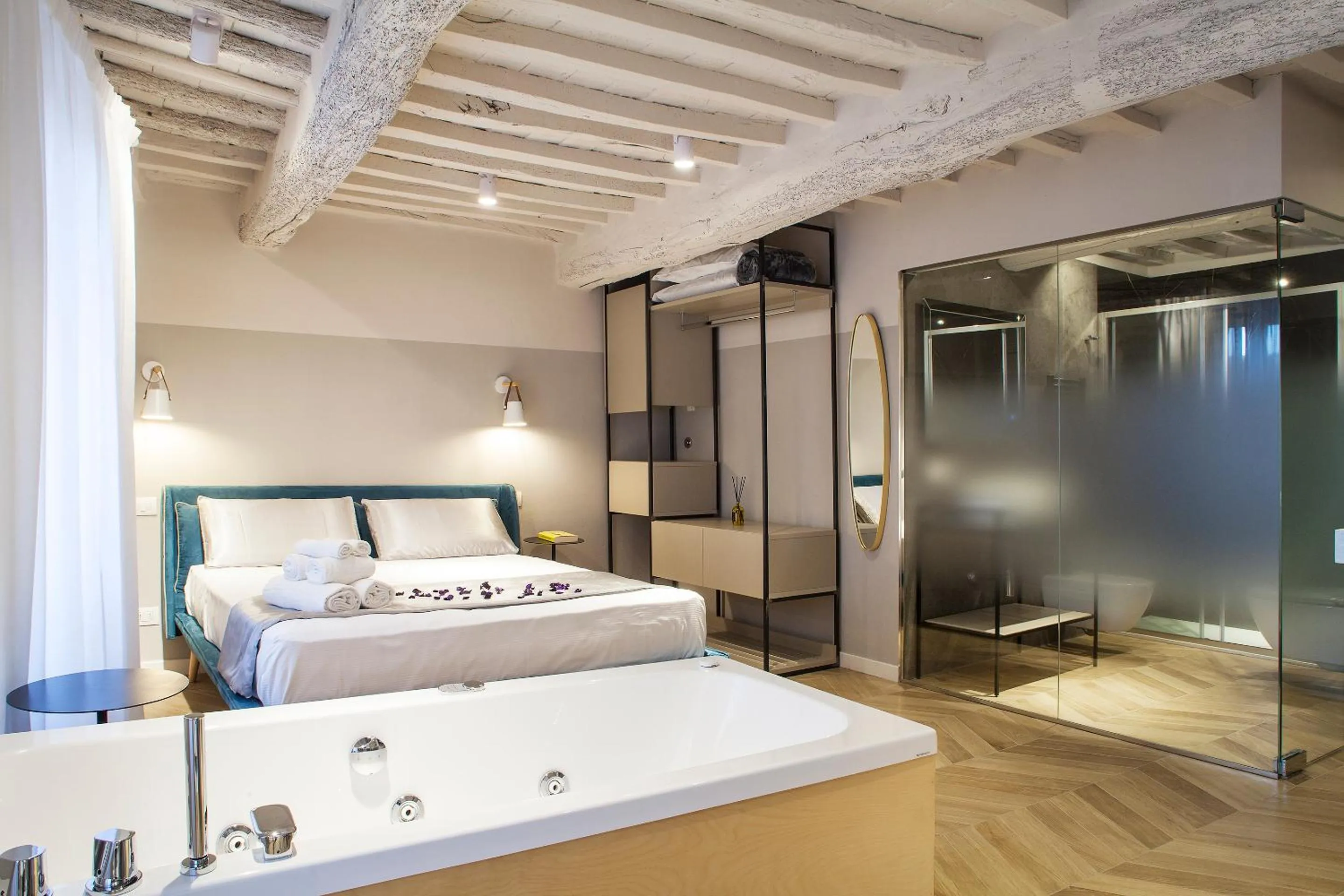 Bed in San Sebastiano Suite & Luxury Apartments