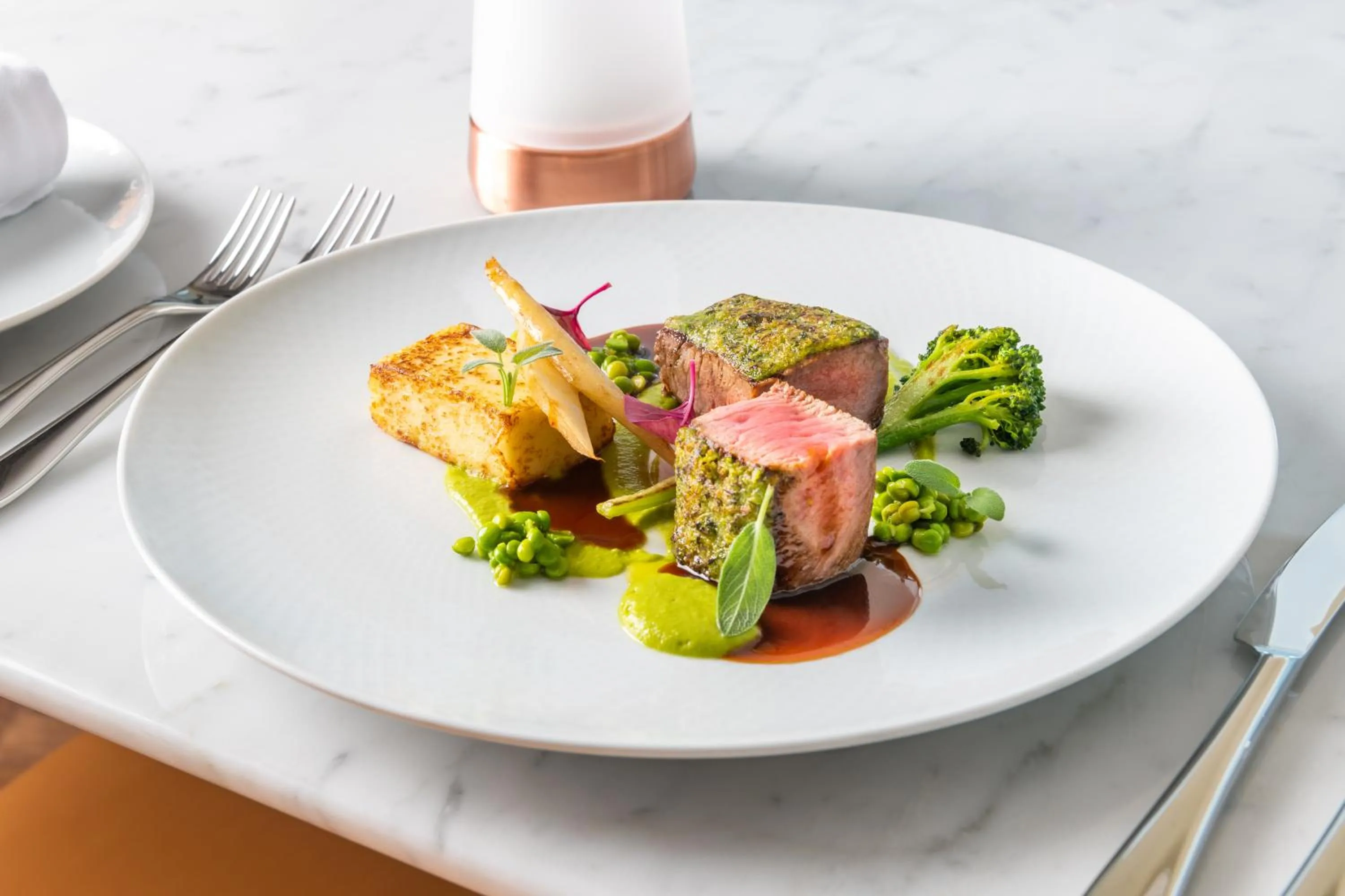 Food close-up in JA Beach Hotel, Dubai