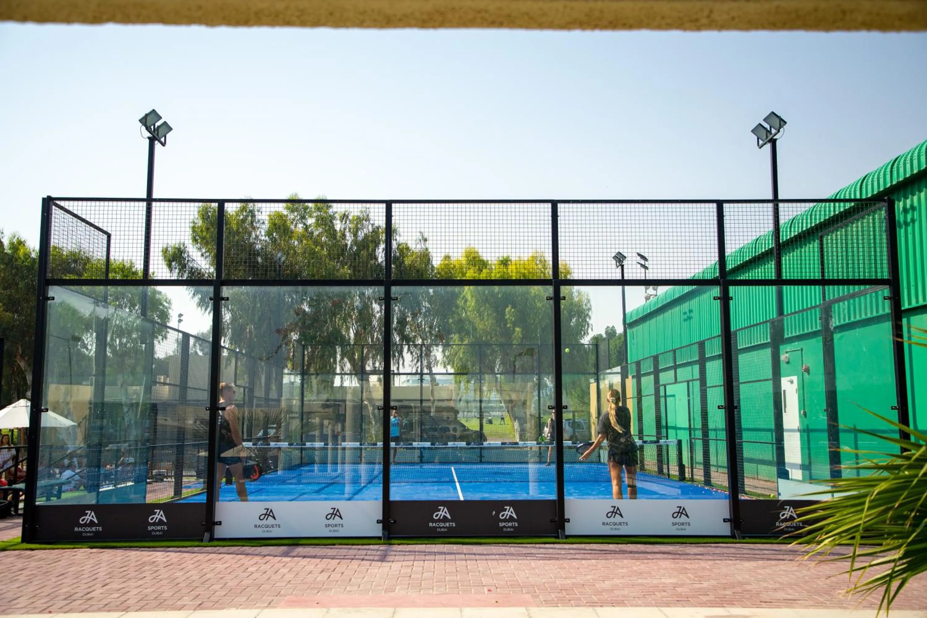 Tennis court in JA Beach Hotel, Dubai