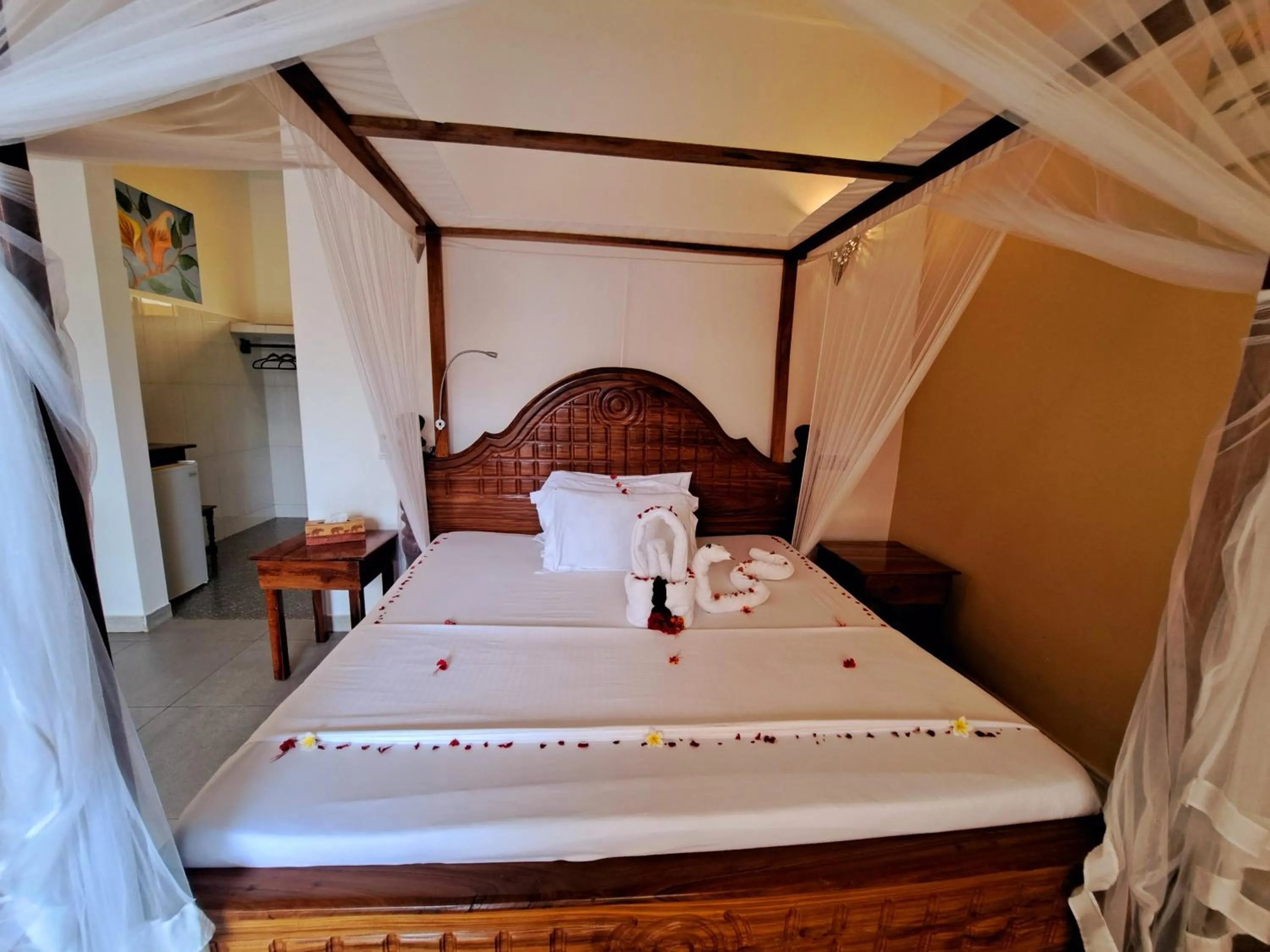 Bed in Mimi na wewe villa