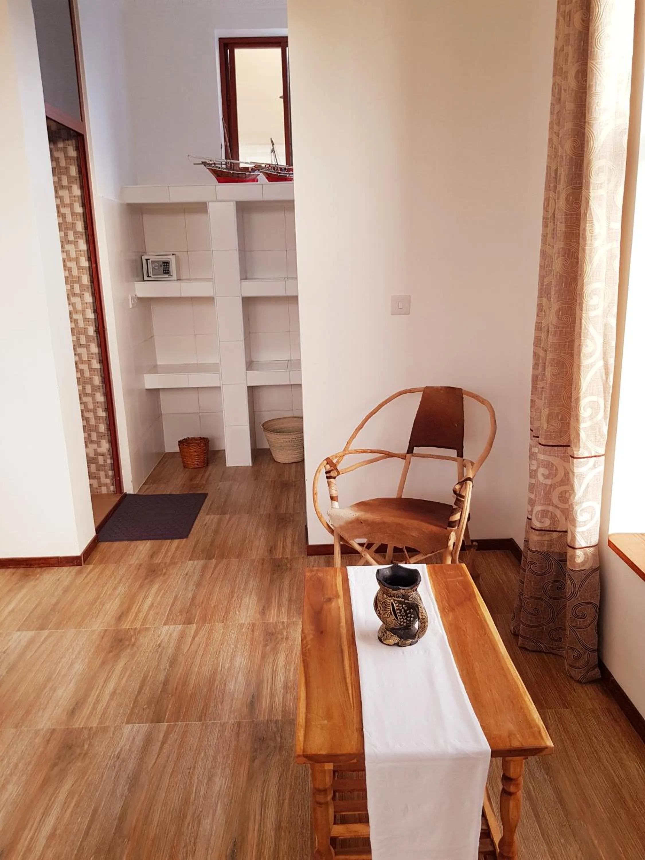 Seating area in Mimi na wewe villa