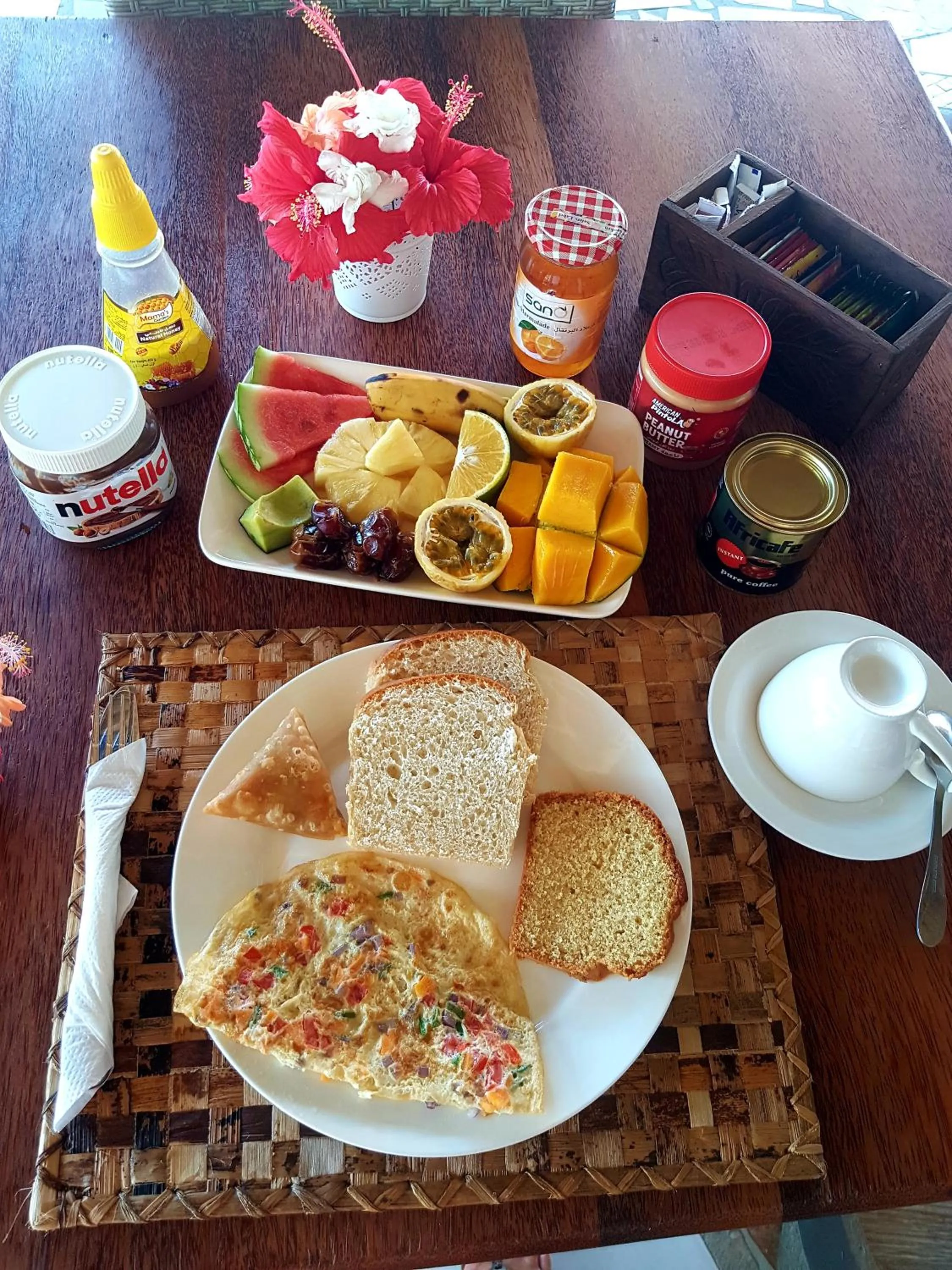 Breakfast in Mimi na wewe villa