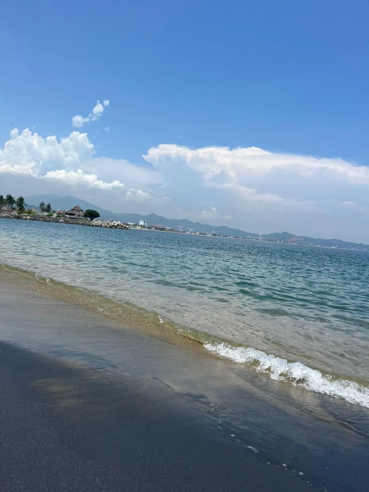 Beach in Depto familiar con vista al mar en Playasol Manzanillo