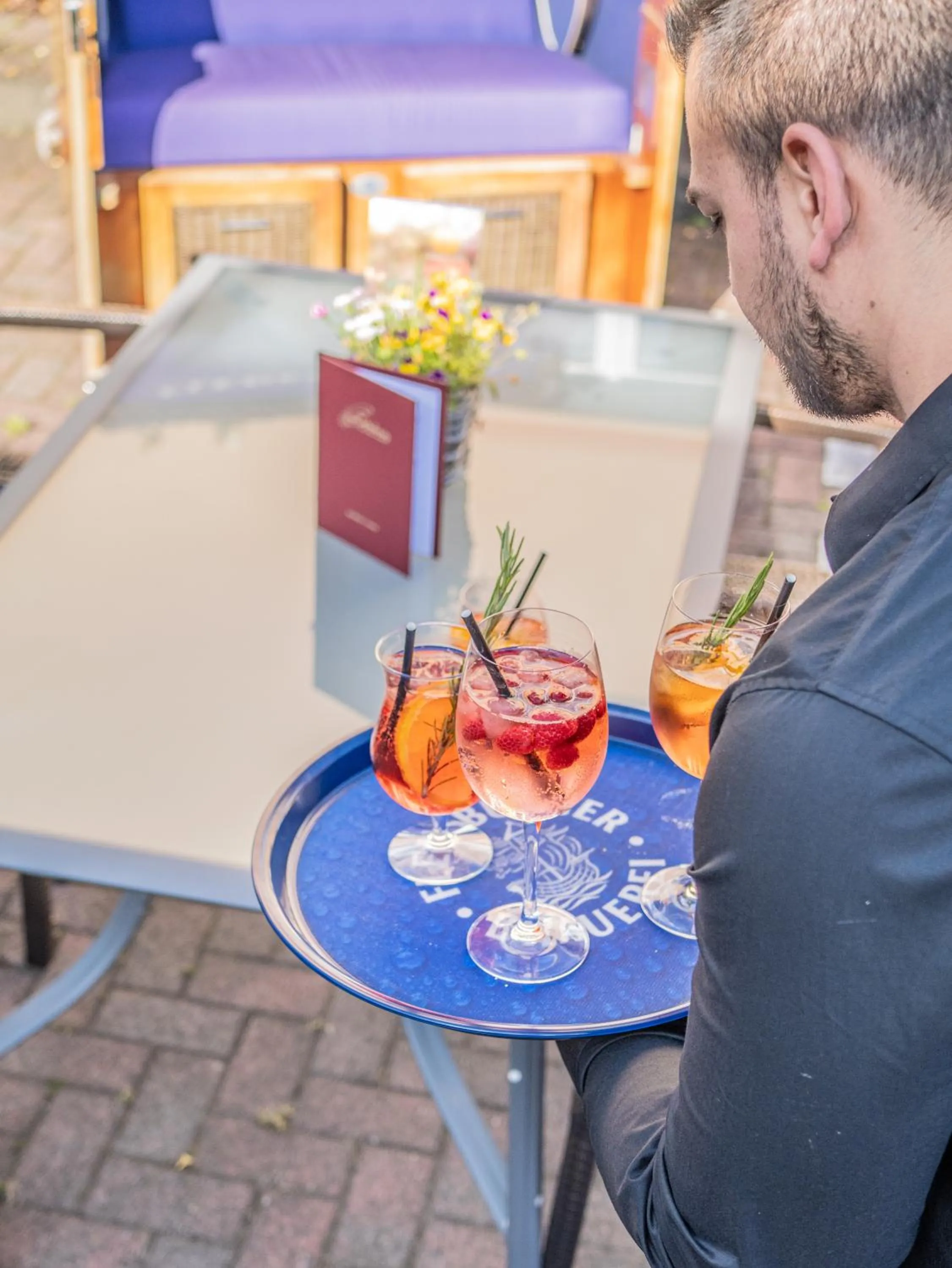 Drinks in Hotel Osterkrug