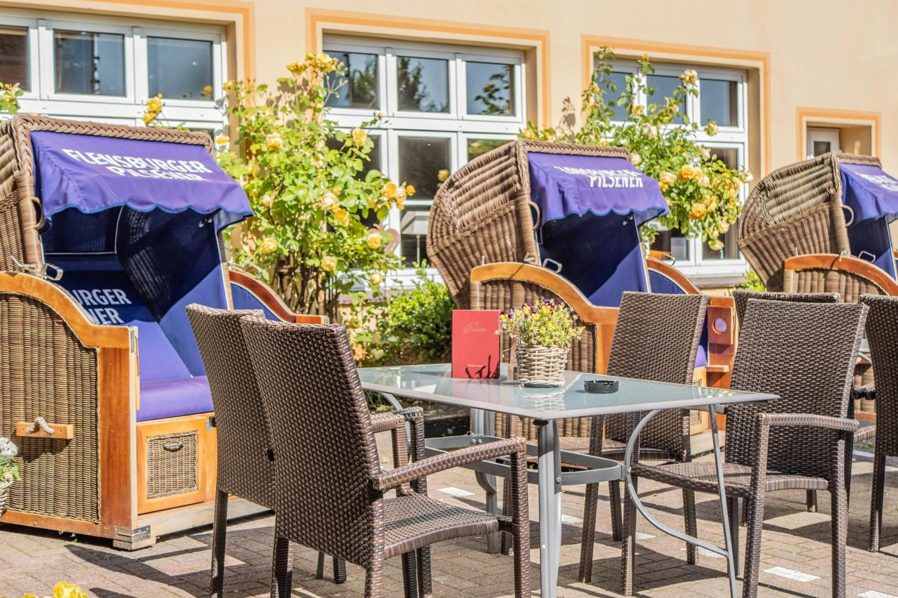 Seating area in Hotel Osterkrug