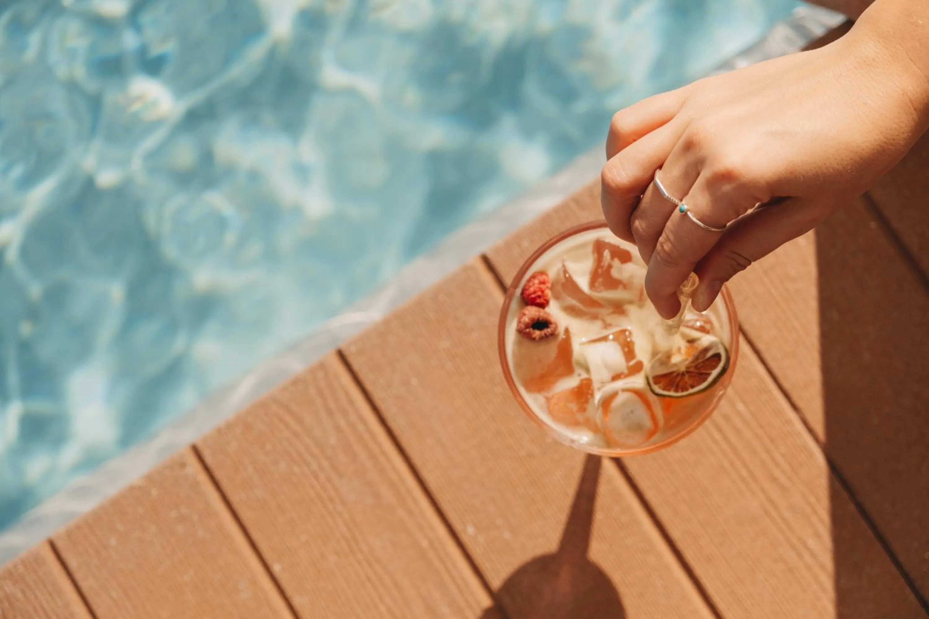 Swimming pool in Hotel Valaisia Crans Montana, a Faern Collection Resort