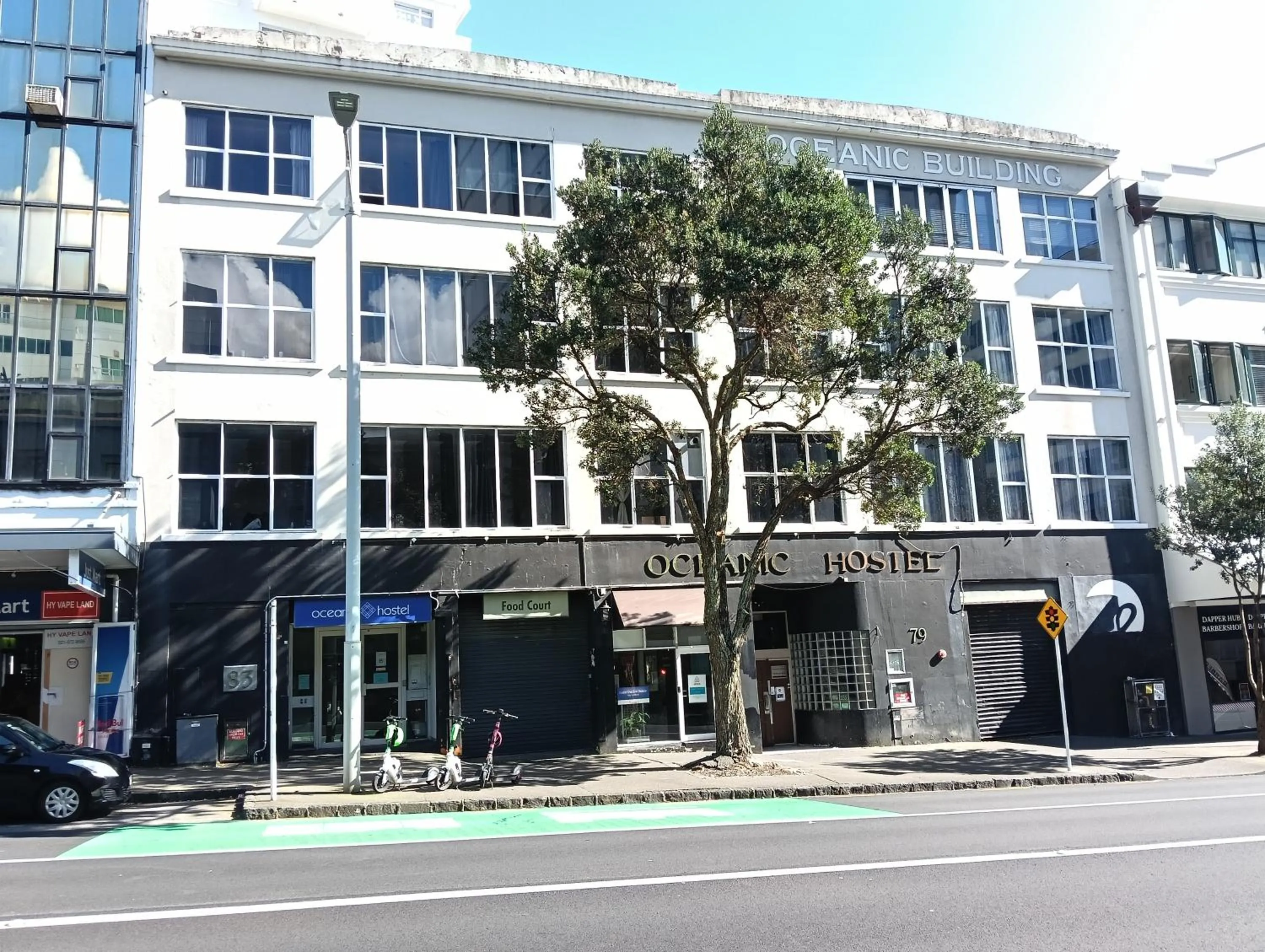 Property building in Oceanic Hostel