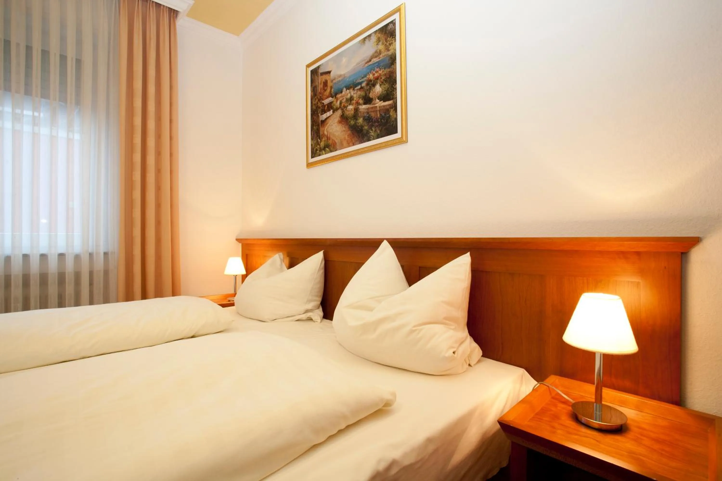 Bed in Hotel Mennicken