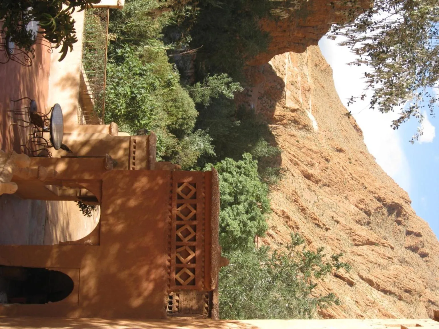Patio in Auberge Tissadrine