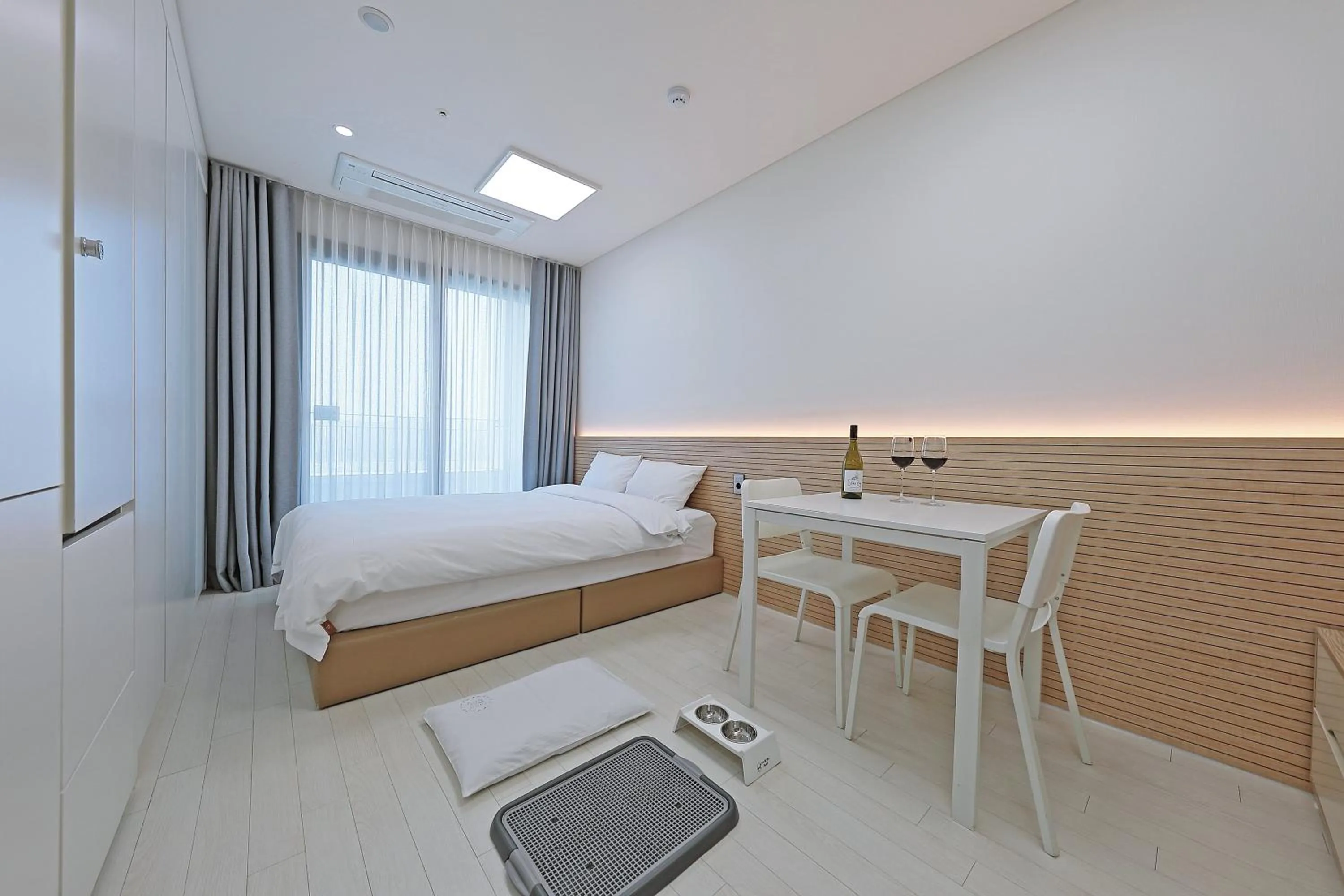 Bed in World Sky Residence Hotel