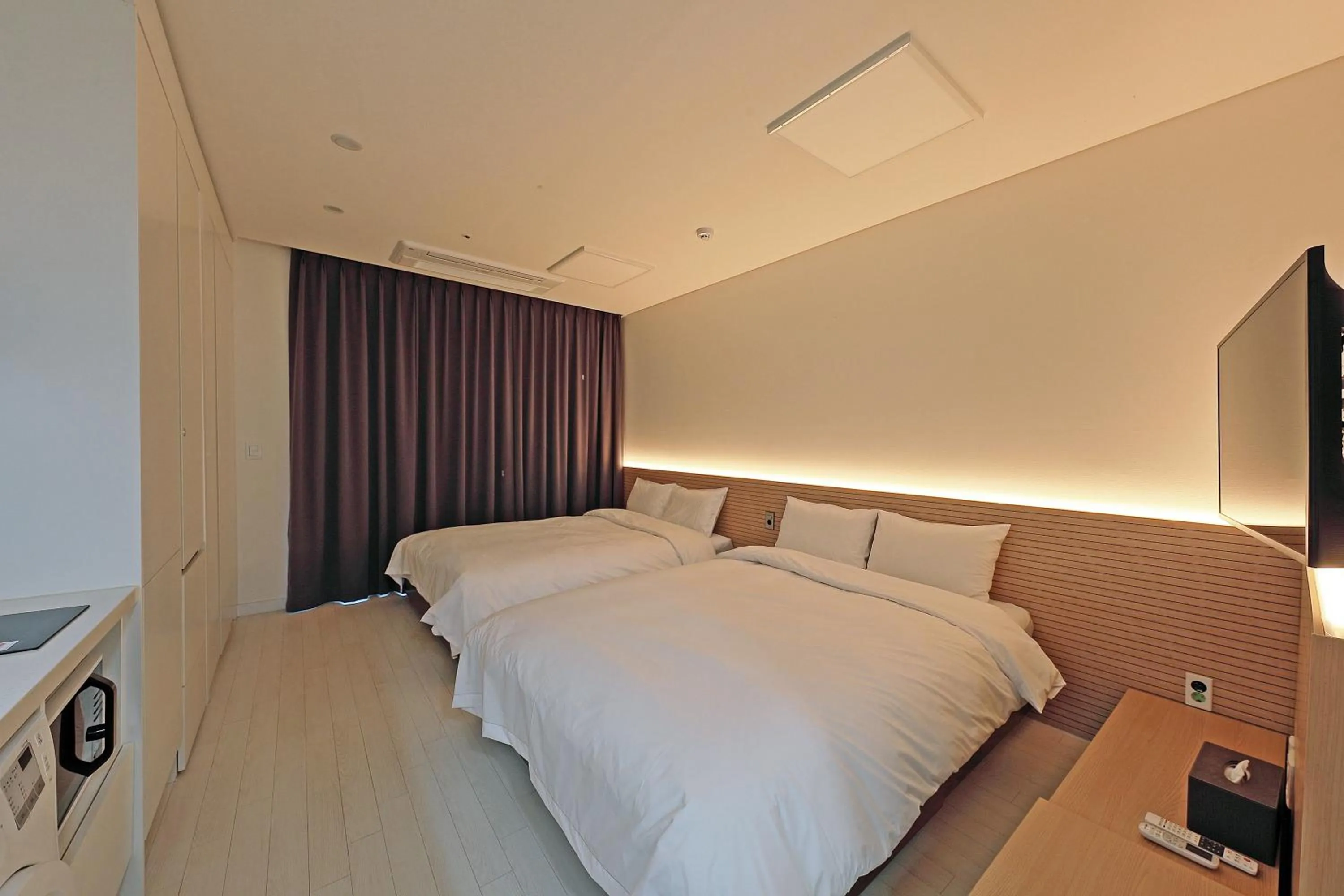 Bed in World Sky Residence Hotel