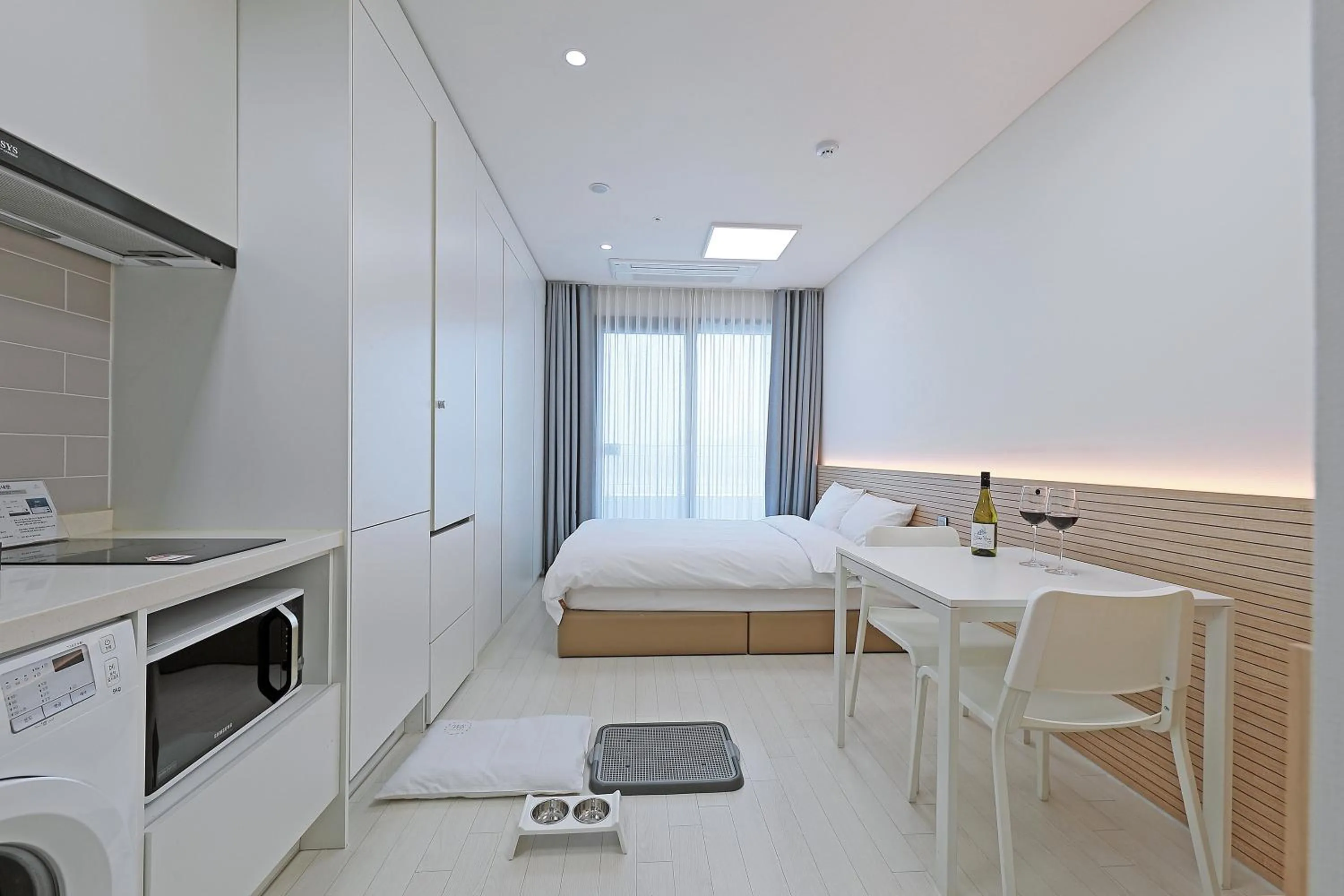 Bed in World Sky Residence Hotel