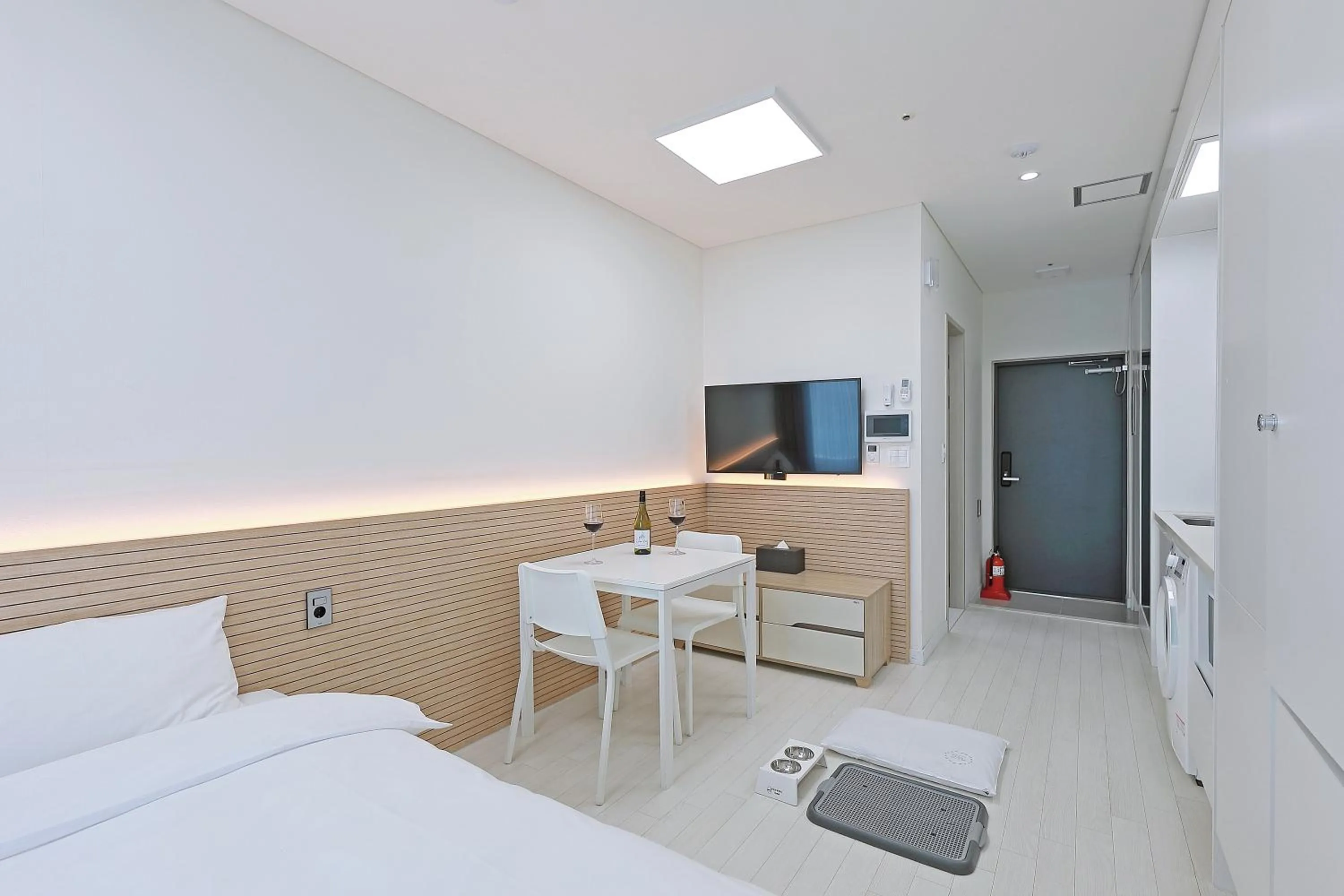 Bed in World Sky Residence Hotel