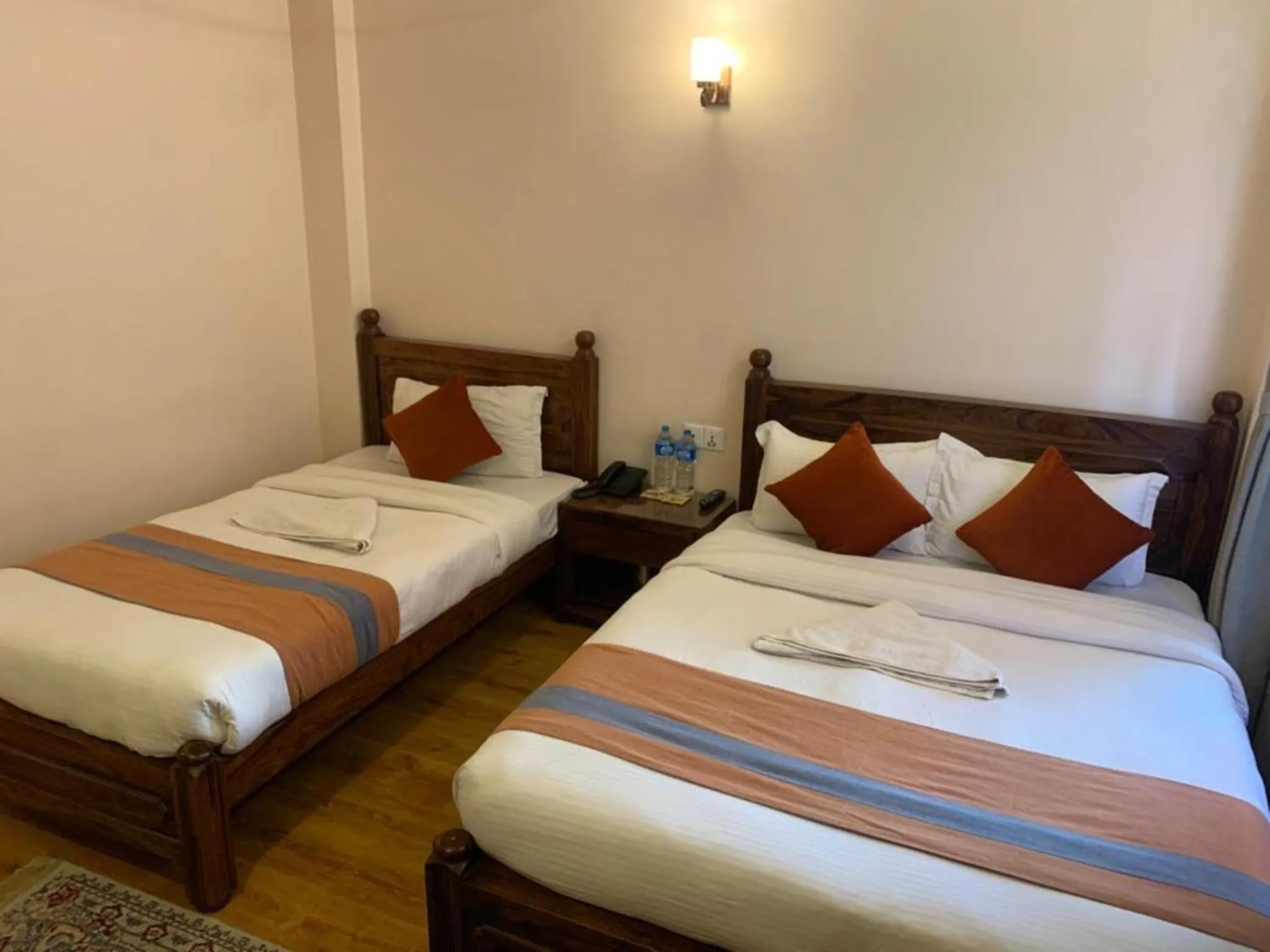 Bed in Hotel Ramanam