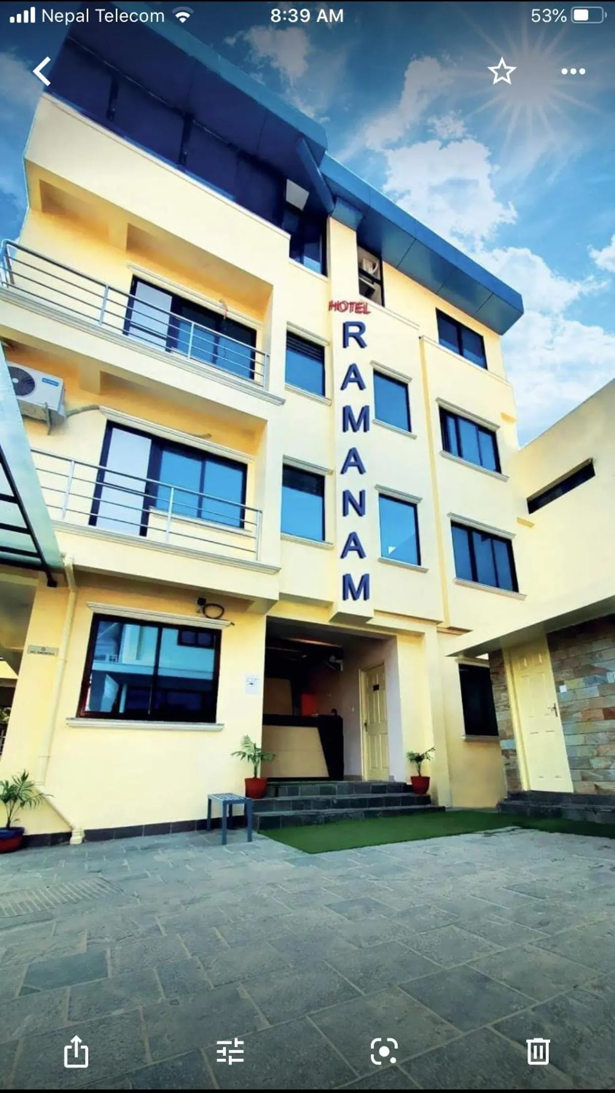 Property building in Hotel Ramanam