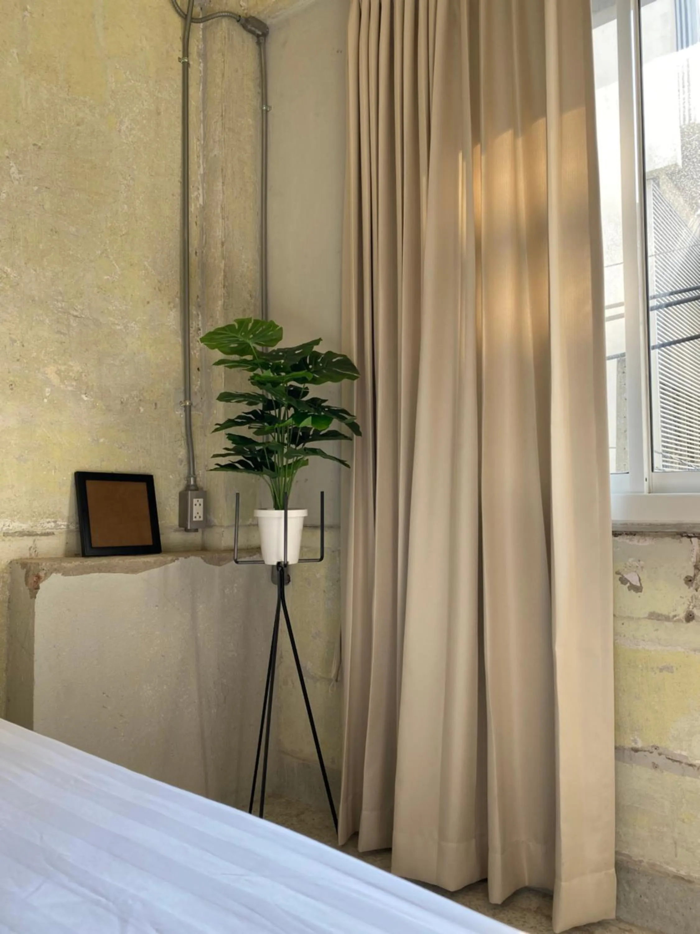 Bedroom, Bed in EP1 shophouse