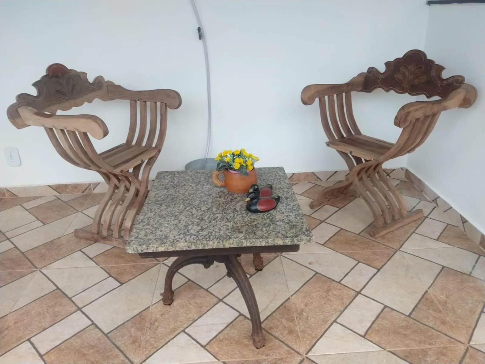 Seating area in Suítes Ninho da Águia Saquarema