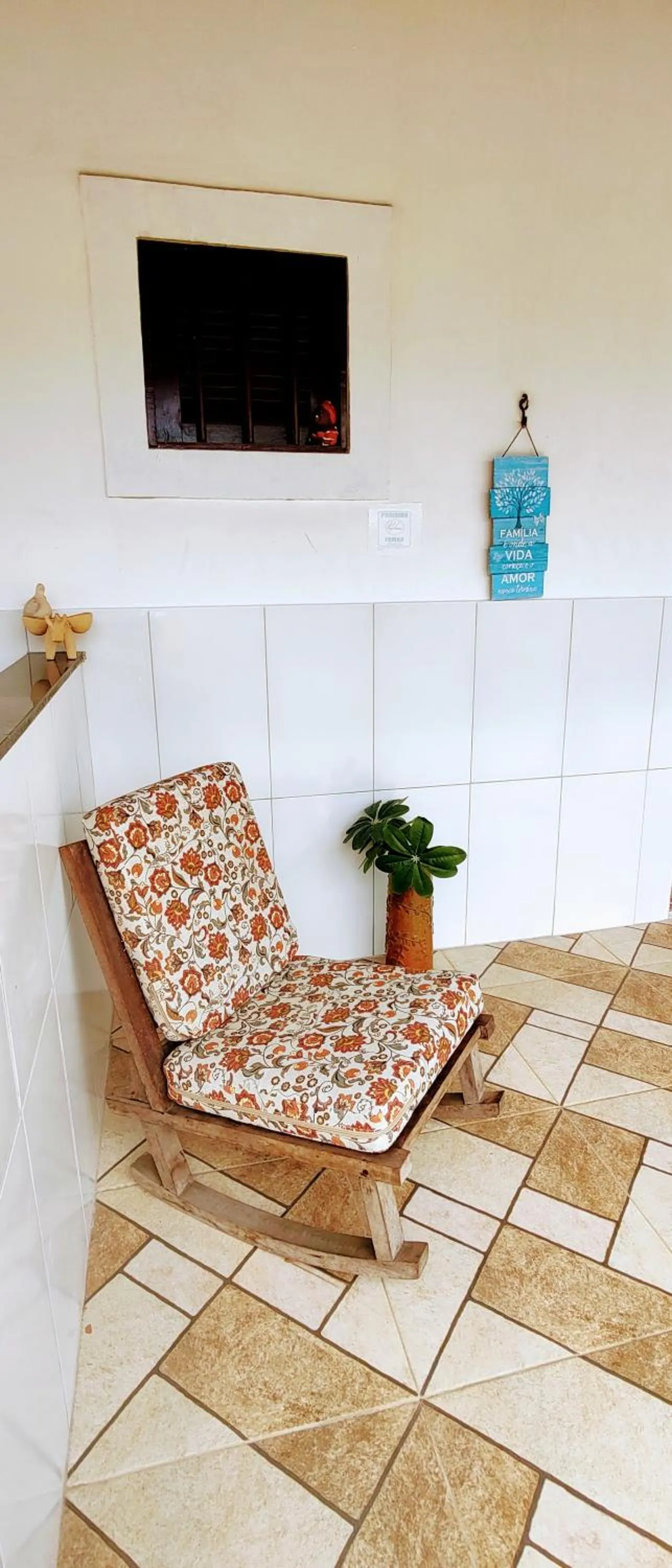Seating area in Suítes Ninho da Águia Saquarema