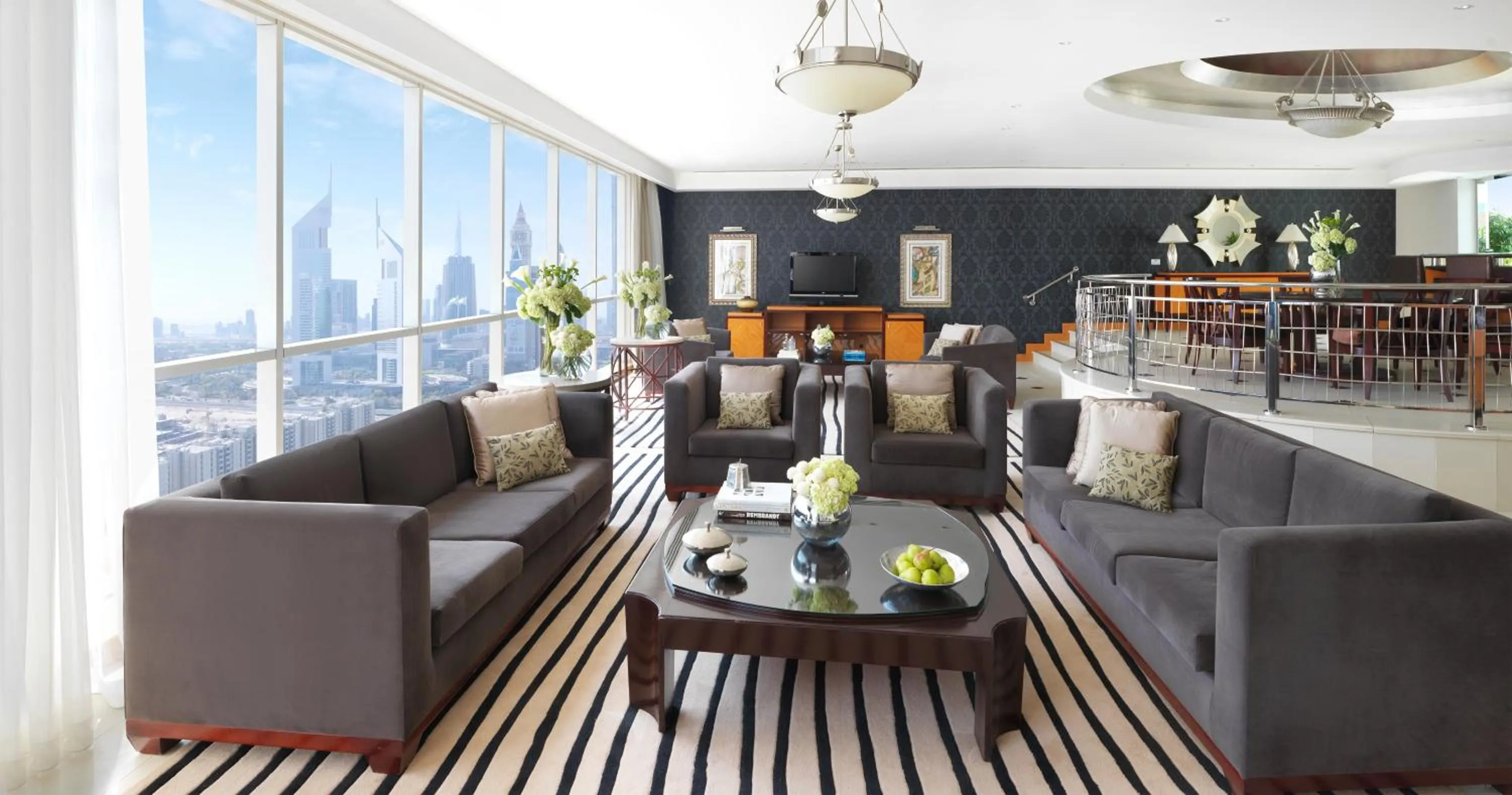Living room in Fairmont Dubai