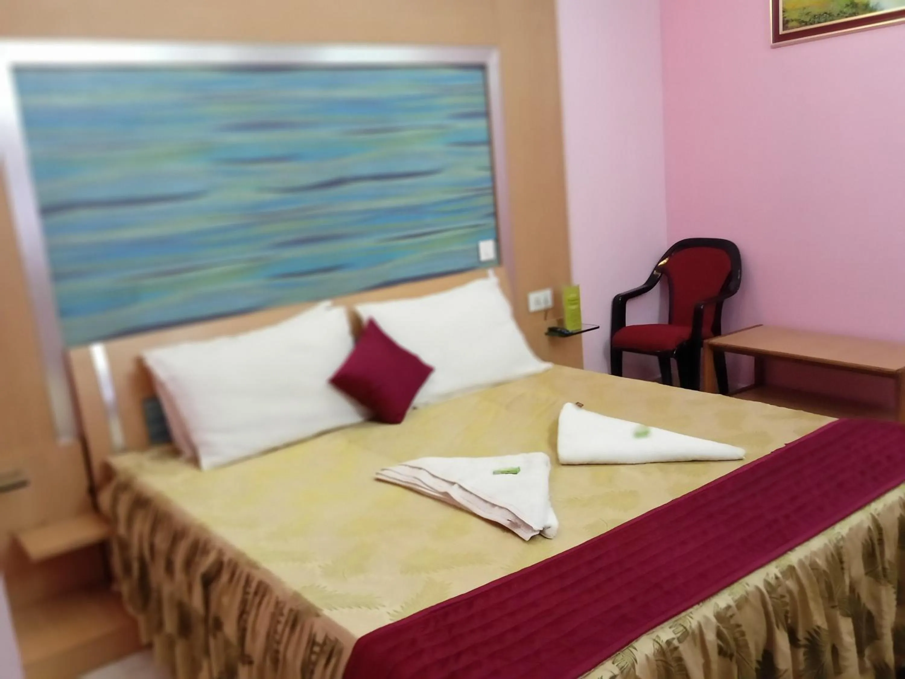 Bed in Hotel Barbareek