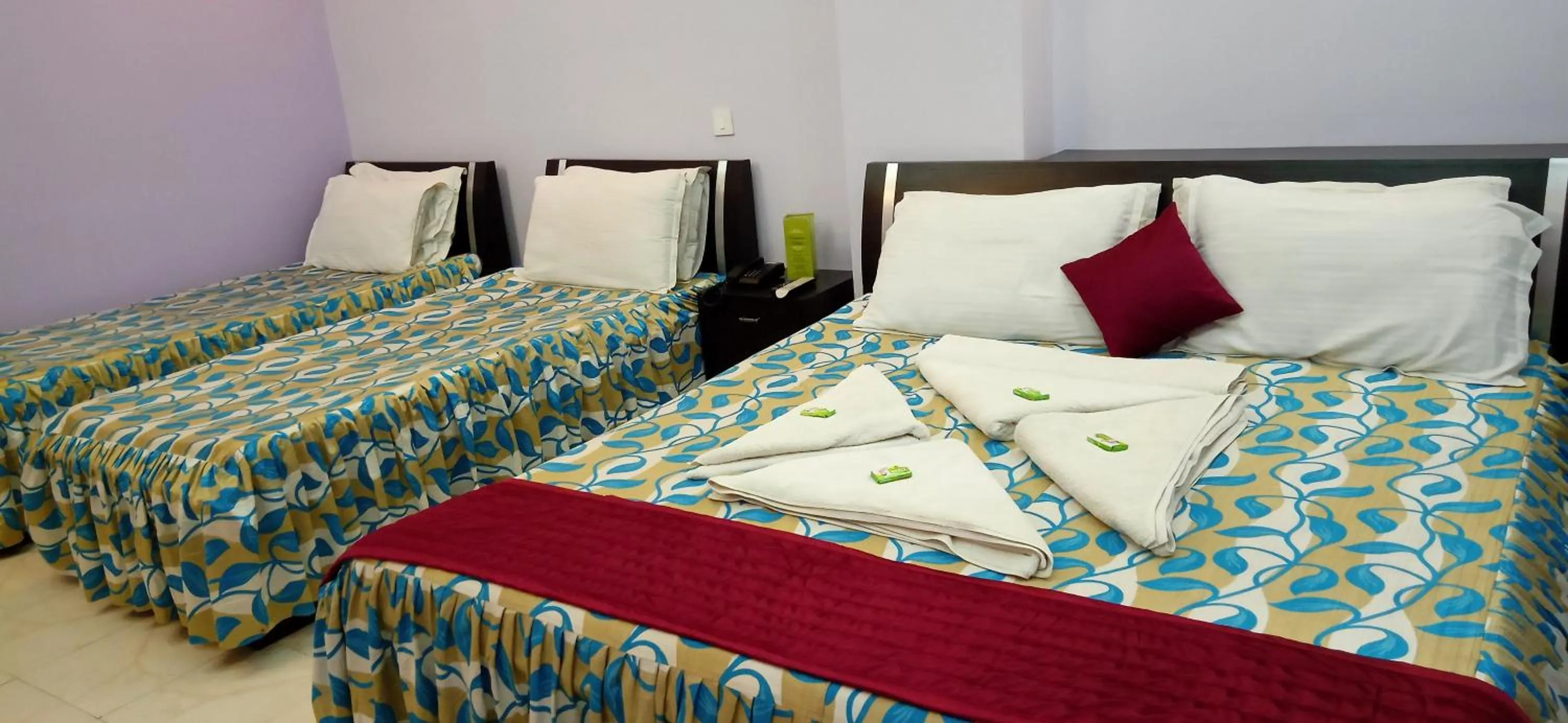 Bed in Hotel Barbareek