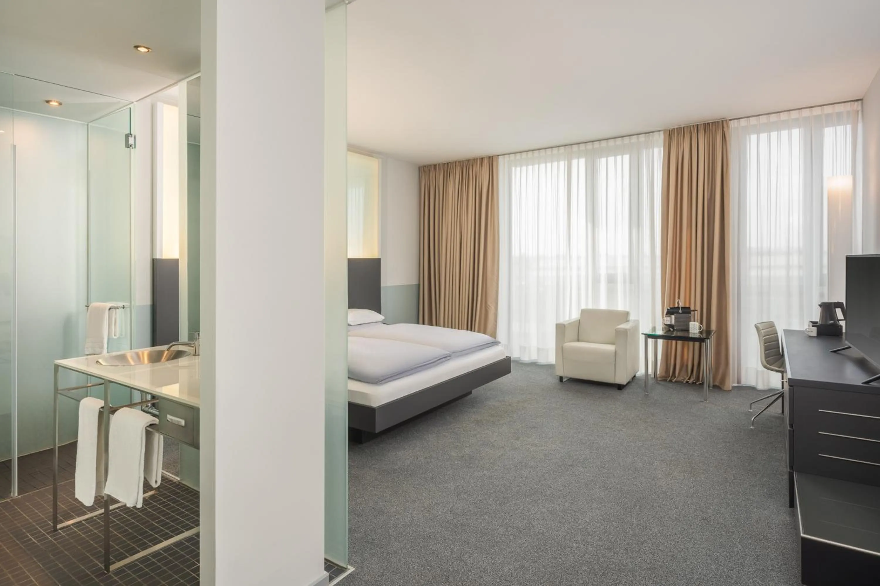 Bed in INNSiDE by Meliá Düsseldorf Derendorf