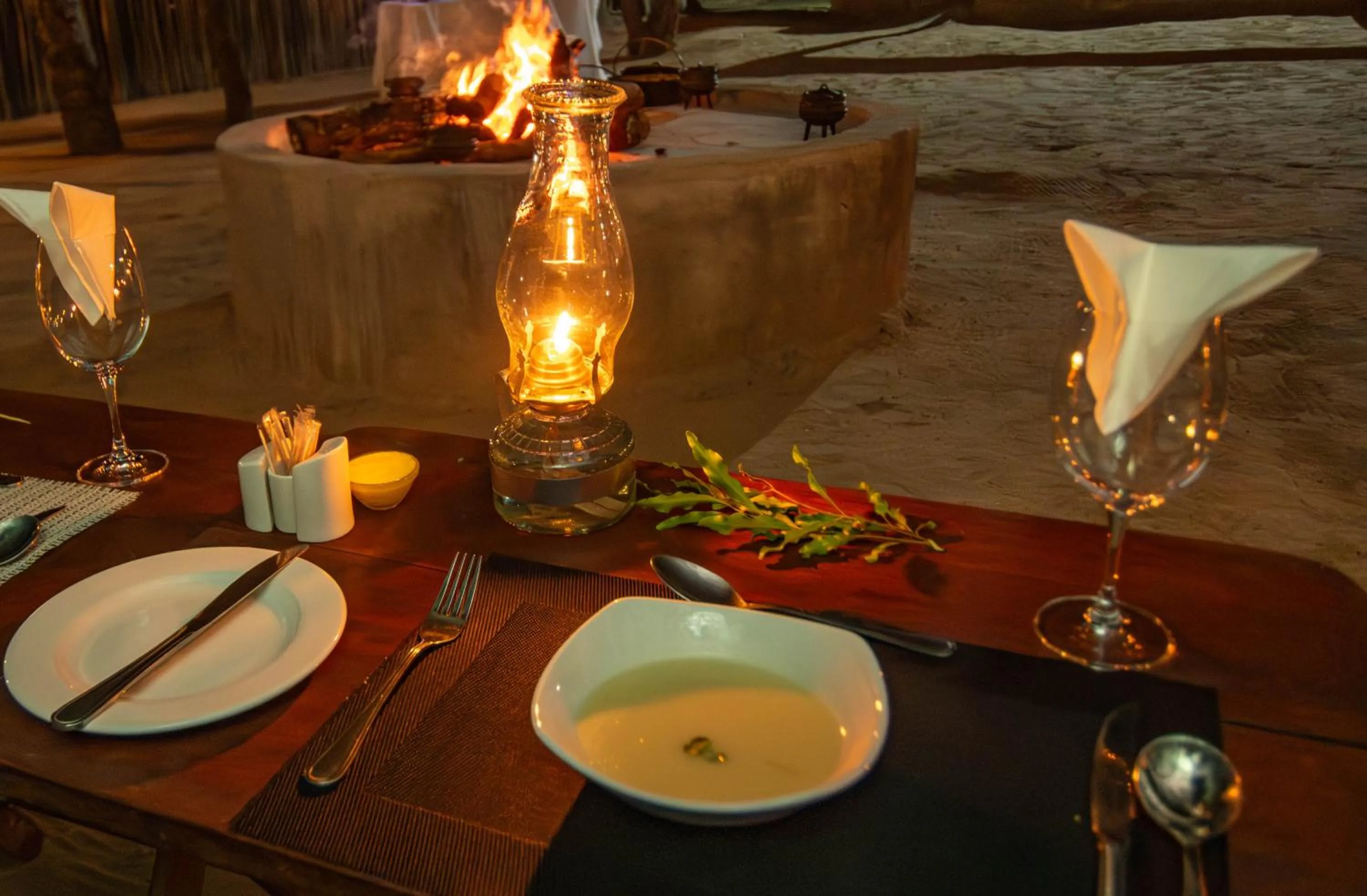 BBQ facilities in Thornhill Safari Lodge